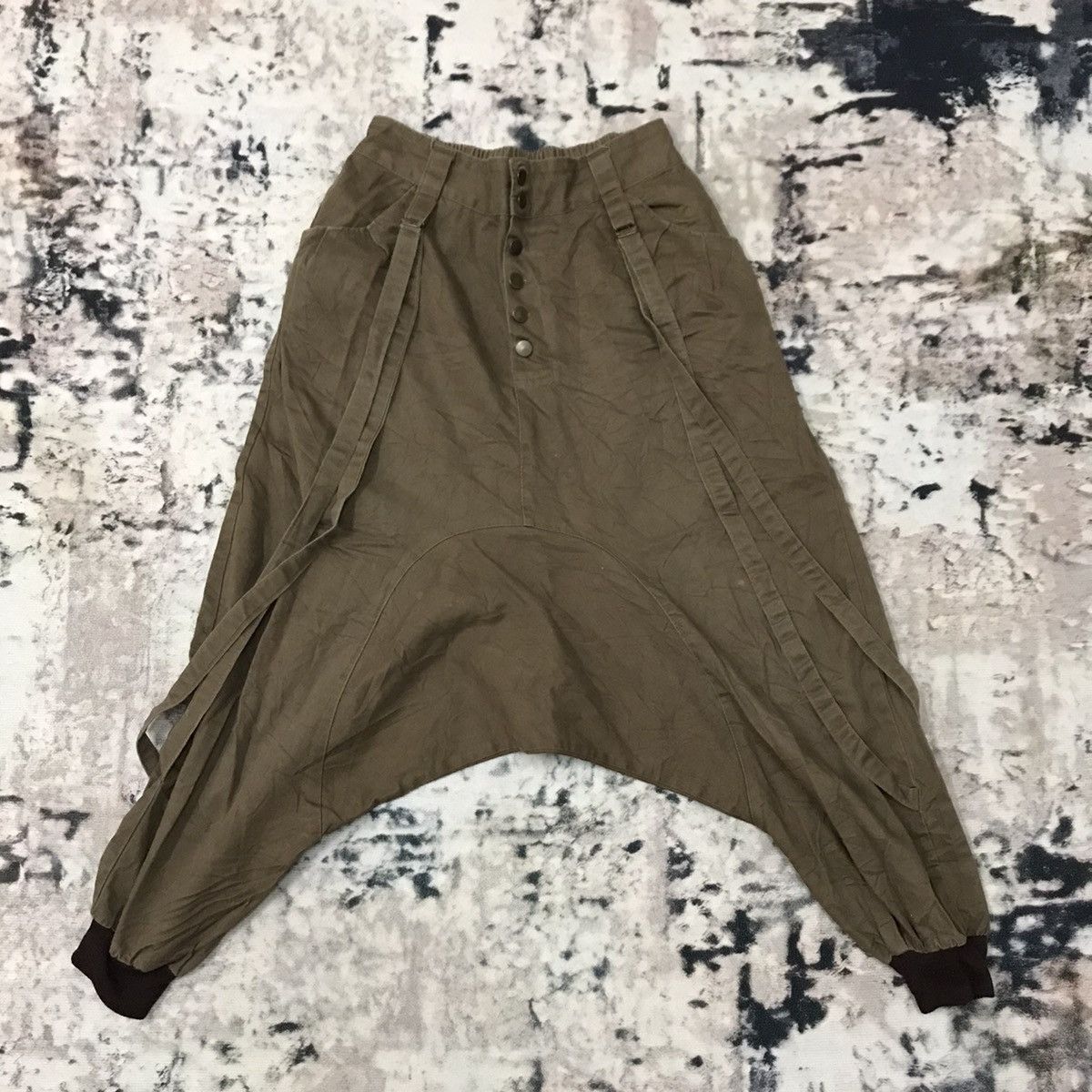Japanese Brand Unbranded Parachute Bondage Baggy Pants Size US 28 / EU 44 - 1 Thumbnail