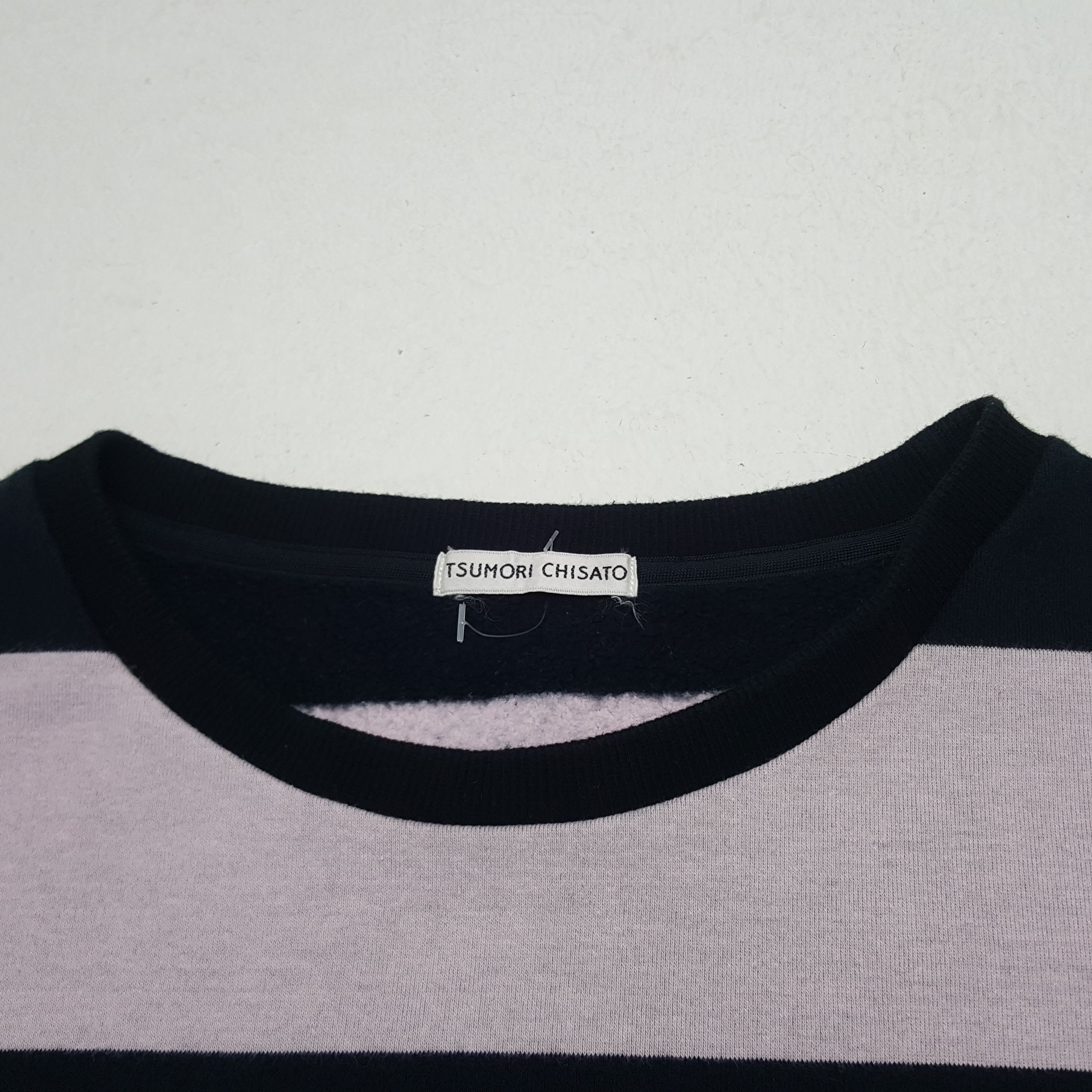 Issey Miyake × Tsumori Chisato × Vintage Vintage Tsumori Chisato by Issey Miyake Striped Sweatshirt Size US M / EU 48-50 / 2 - 3 Thumbnail