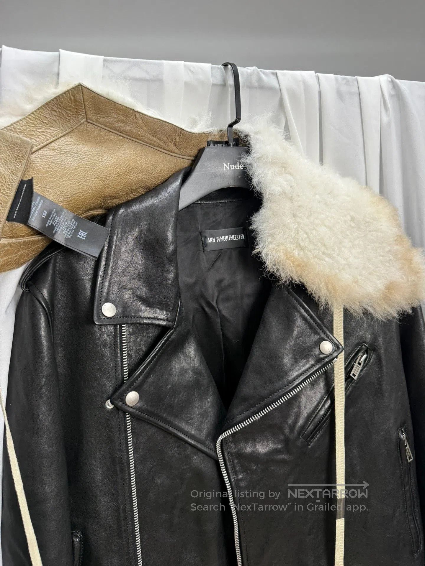 Ann Demeulemeester Ann Demeulemeester 24AW Long Biker Coat. Size US M / EU 48-50 / 2 - 3 Thumbnail
