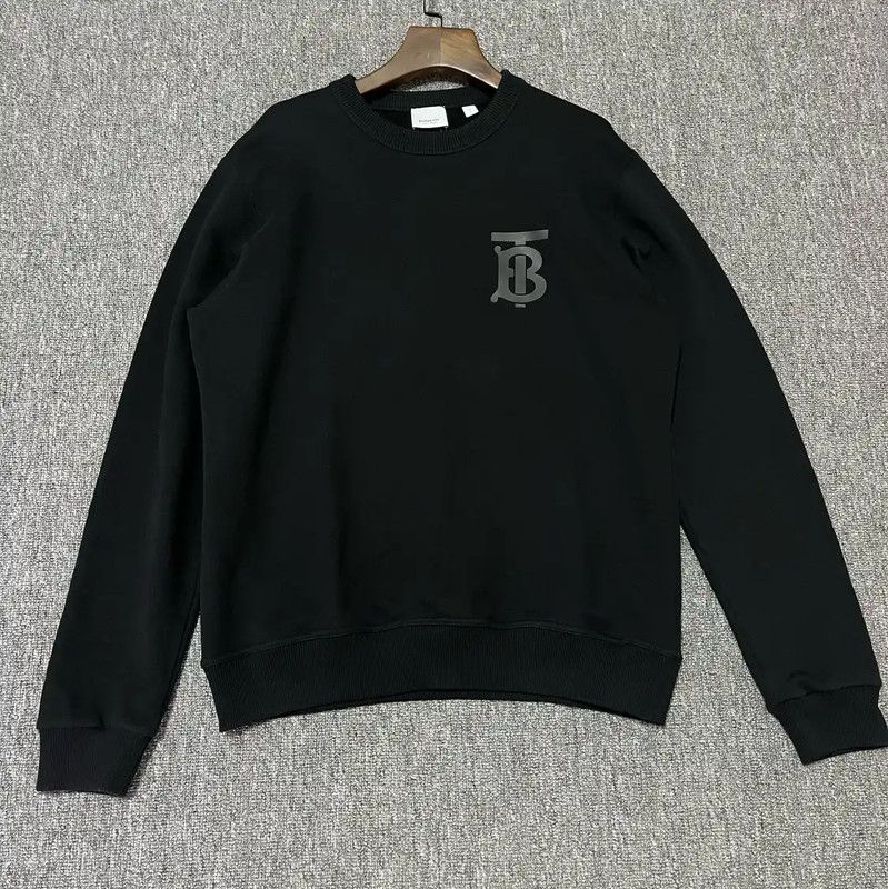 Burberry Burberry Black Cotton Men's Sweatshirt Size US S / EU 44-46 / 1 - 1 Thumbnail