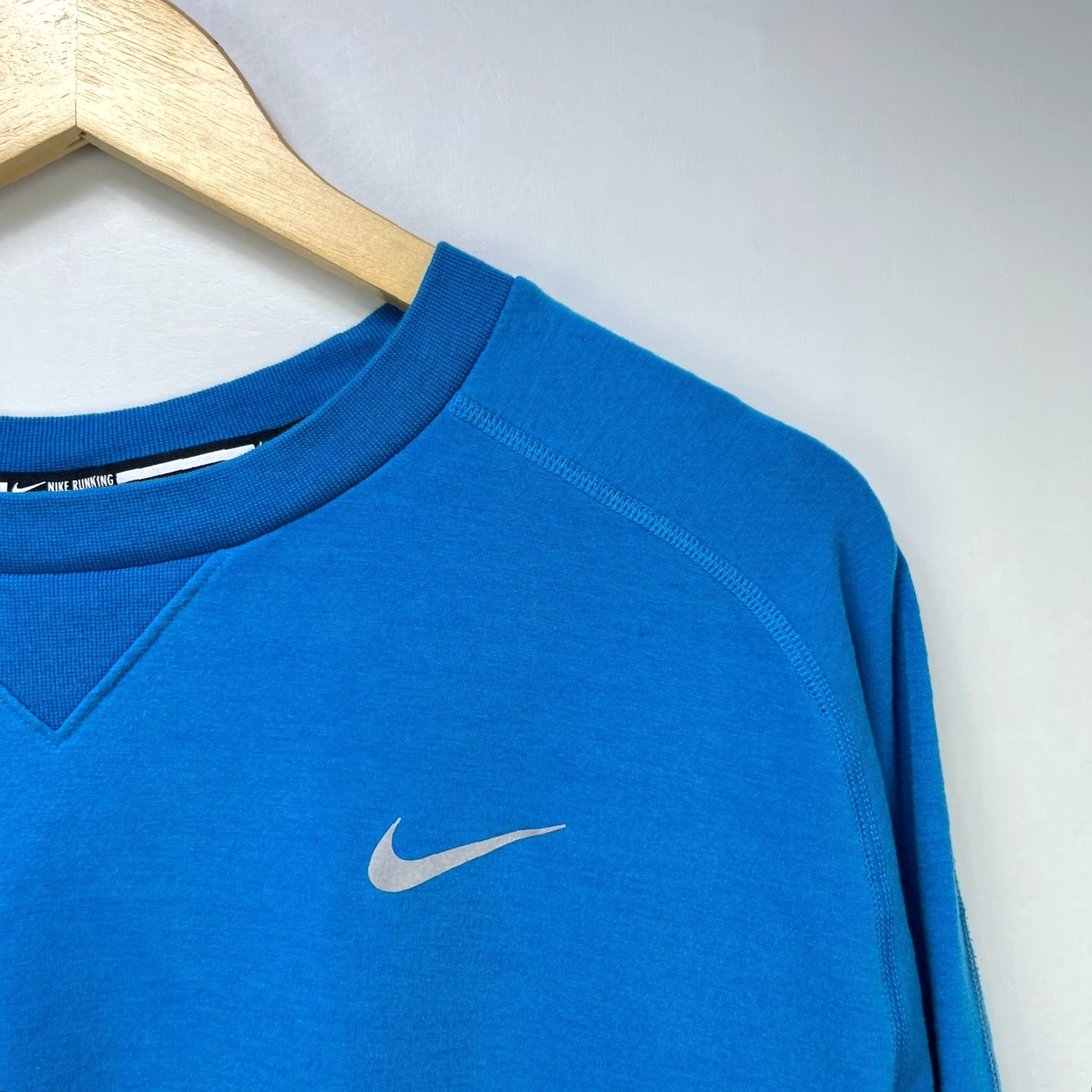 Nike Nike Dri FIT Running Long Sleeve Shirt Swoosh 2XL Size US XXL / EU 58 / 5 - 3 Thumbnail