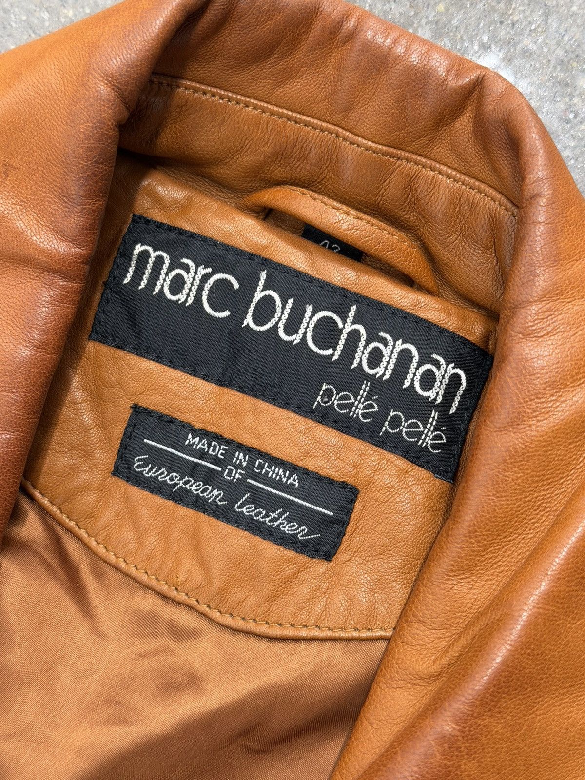 Marc Buchanan Vintage Marc Buchanan Pelle Pelle Soda Club Leather Jacket Size US L / EU 52-54 / 3 - 9 Thumbnail