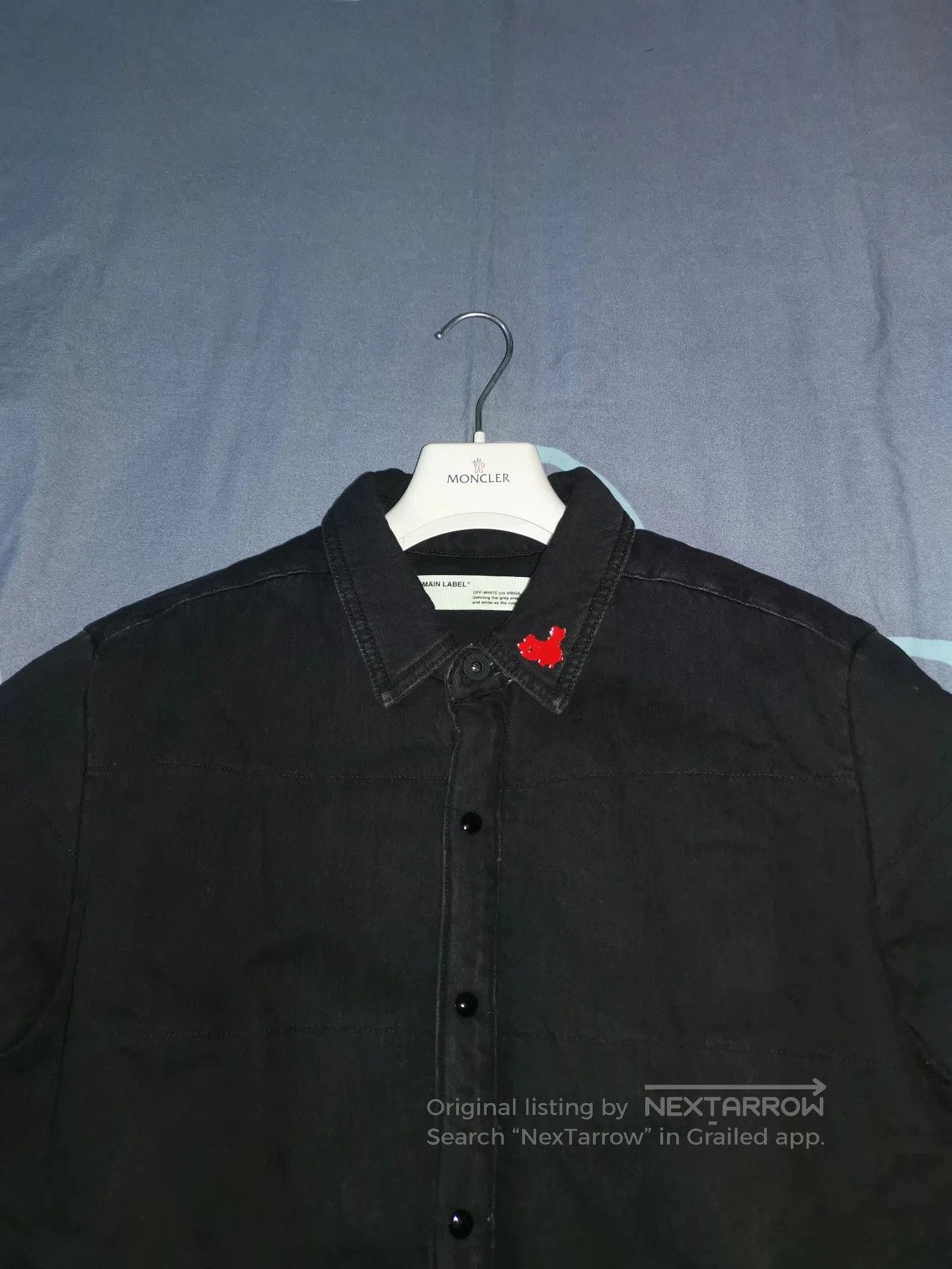 Off-White offwhite oversized cotton jacket with gradient design. Size US M / EU 48-50 / 2 - 3 Thumbnail