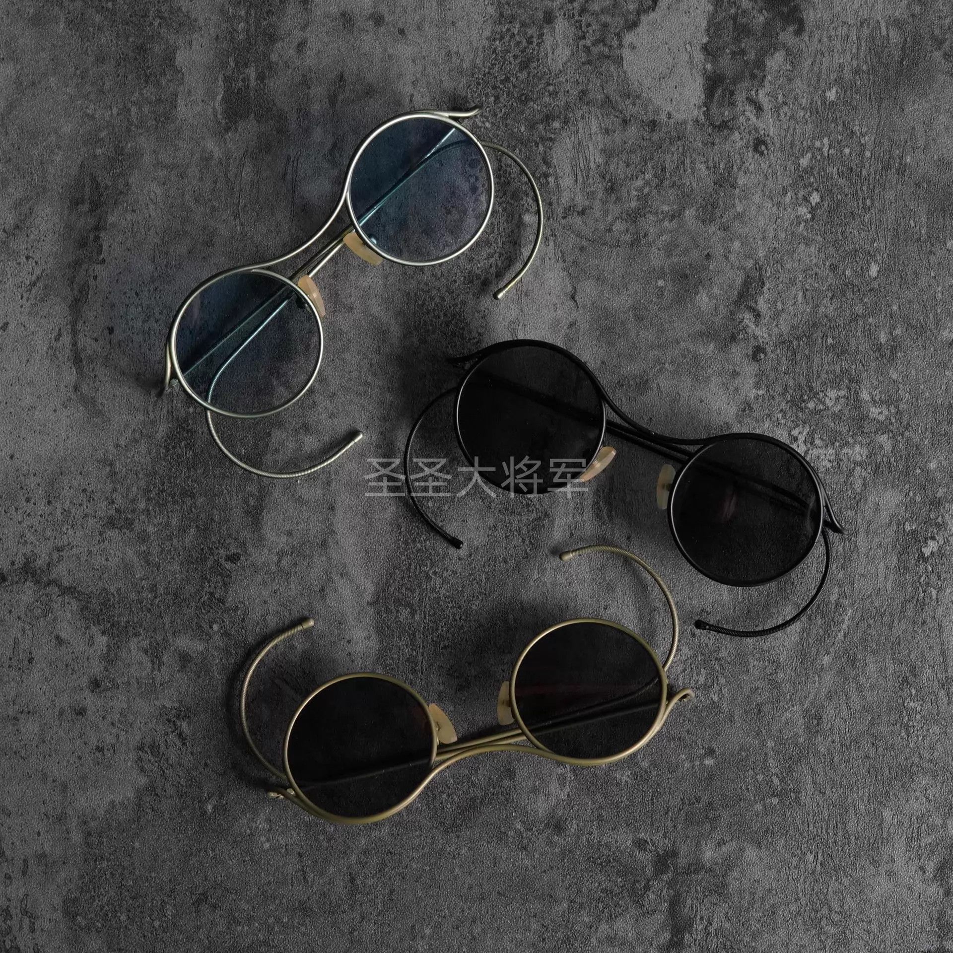 Ma+ M.A+ Maurizio Amadei round titanium sunglasses 3c Size ONE SIZE - 2 Thumbnail