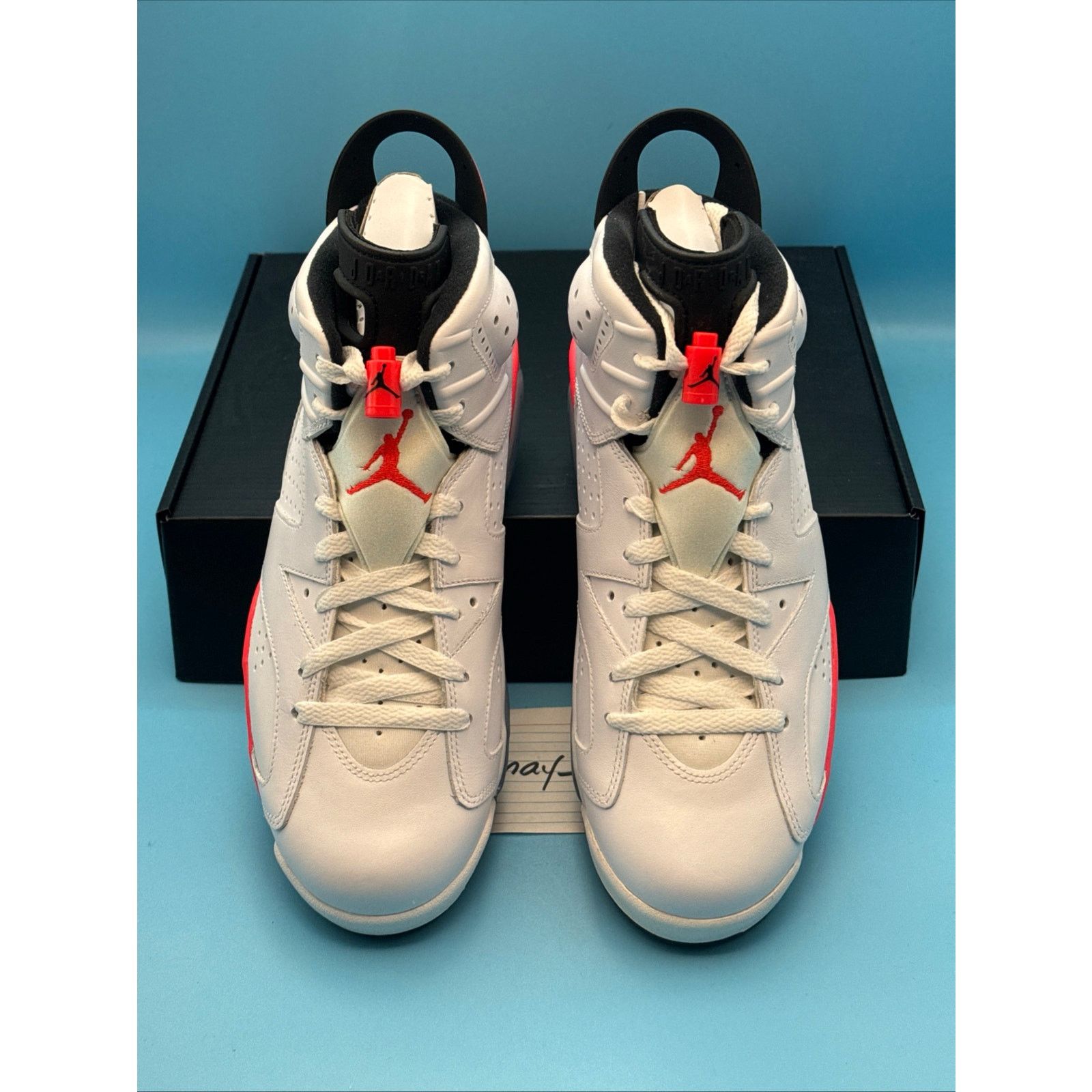 Jordan Brand Air jordan 6 Retro 2014 White Infrared m8.5 Size US 8.5 / EU 41-42 - 6 Thumbnail
