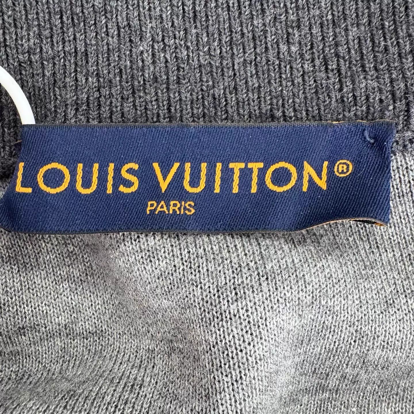 Louis Vuitton LV Jacquard Wool Knit Zip Jacket Gray M Size US M / EU 48-50 / 2 - 3 Thumbnail