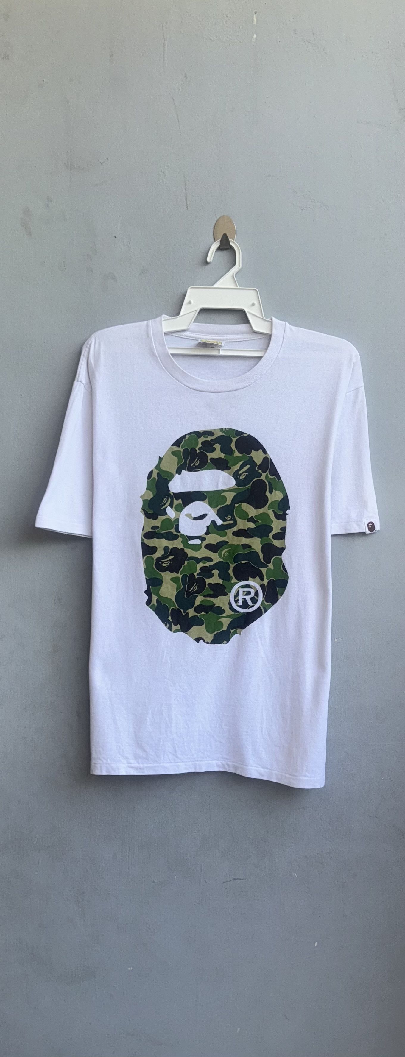 A Bathing Ape Bape ABC Camo Big Ape Head Vintage T-Shirt