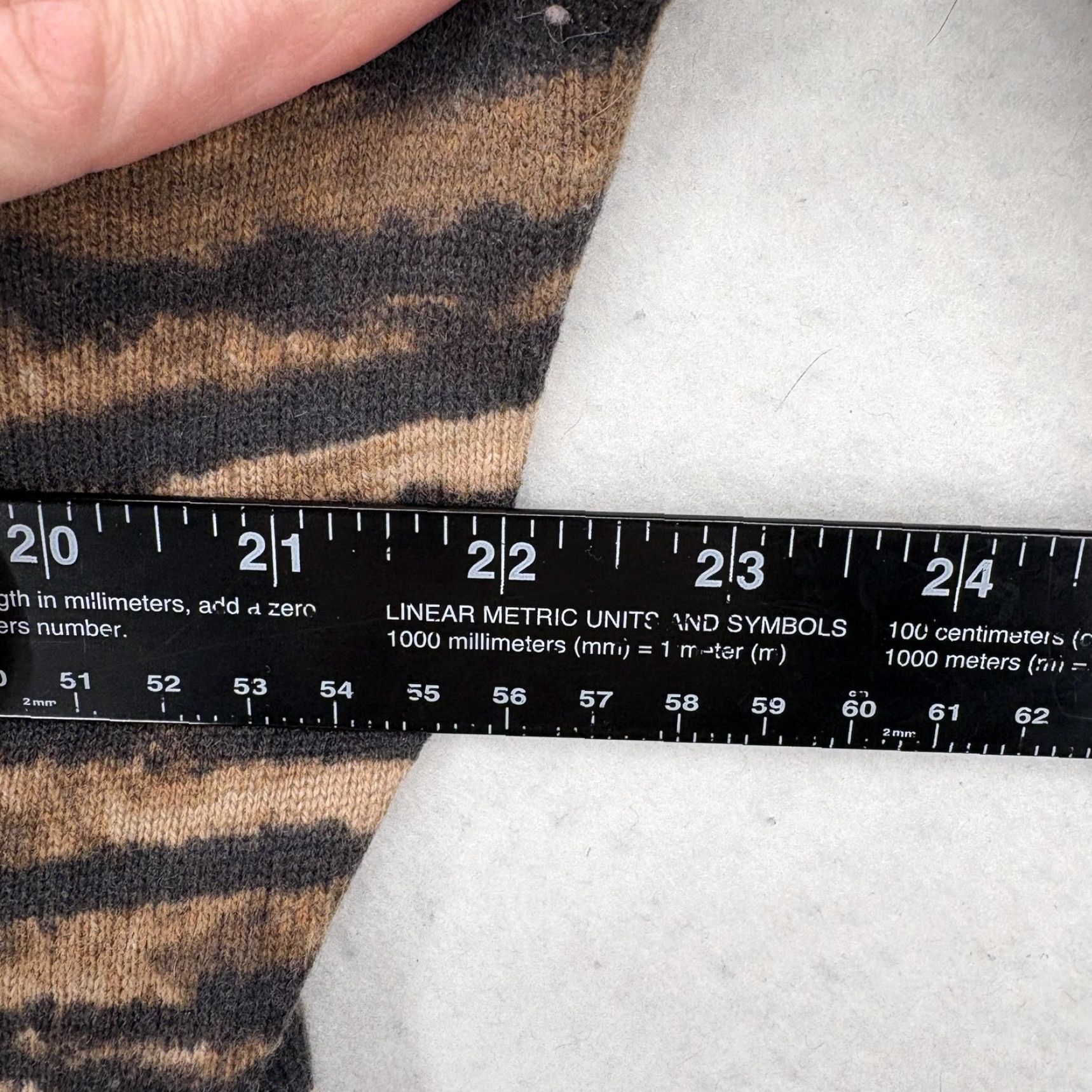 Talbots Talbots Sweater Womens XL Brown Black Tiger Print 100% Cashmere Crew Pullover Size XL / US 12-14 / IT 48-50 - 7 Thumbnail