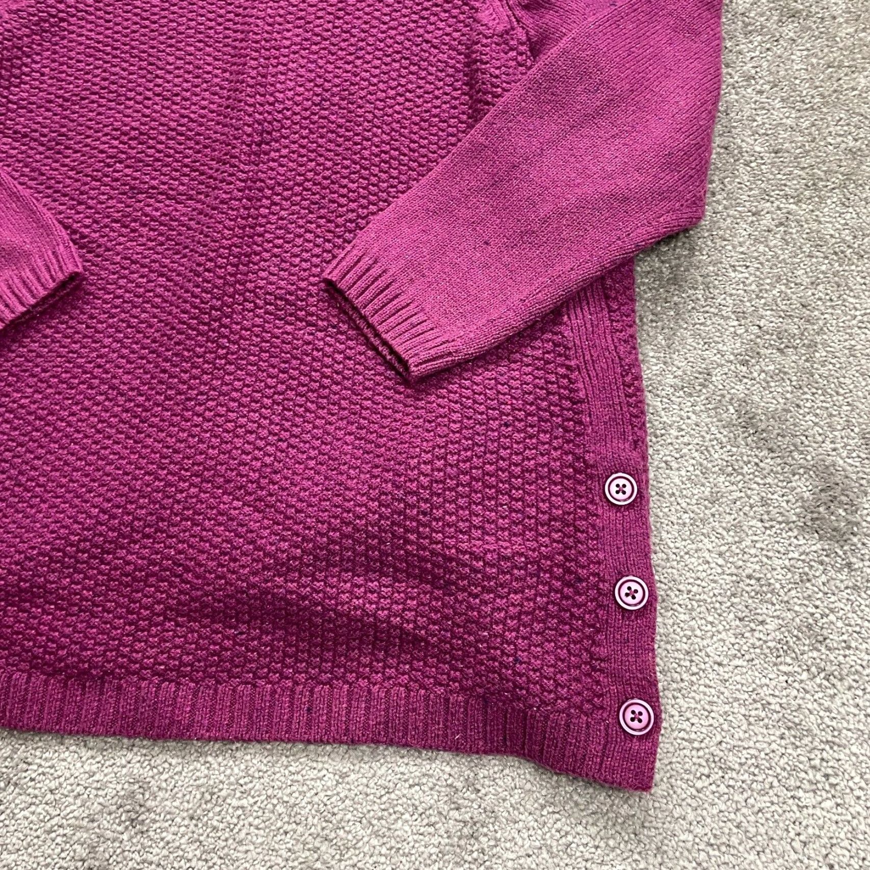 Talbots Talbots Plus Size Sweater Women XL Pink Turtleneck Chunky Knit Pullover Casual Size XL / US 12-14 / IT 48-50 - 3 Thumbnail