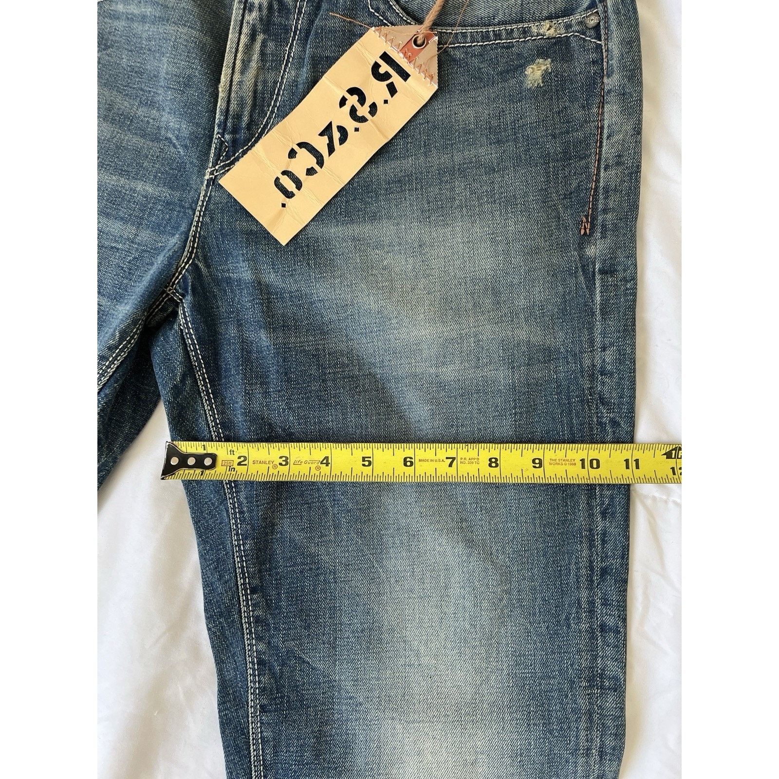 Rising Sun & Co. RS And CO Jeans Wide Leg Size 32 NWT Shane boot fit indigo Size US 32 / EU 48 - 10 Thumbnail
