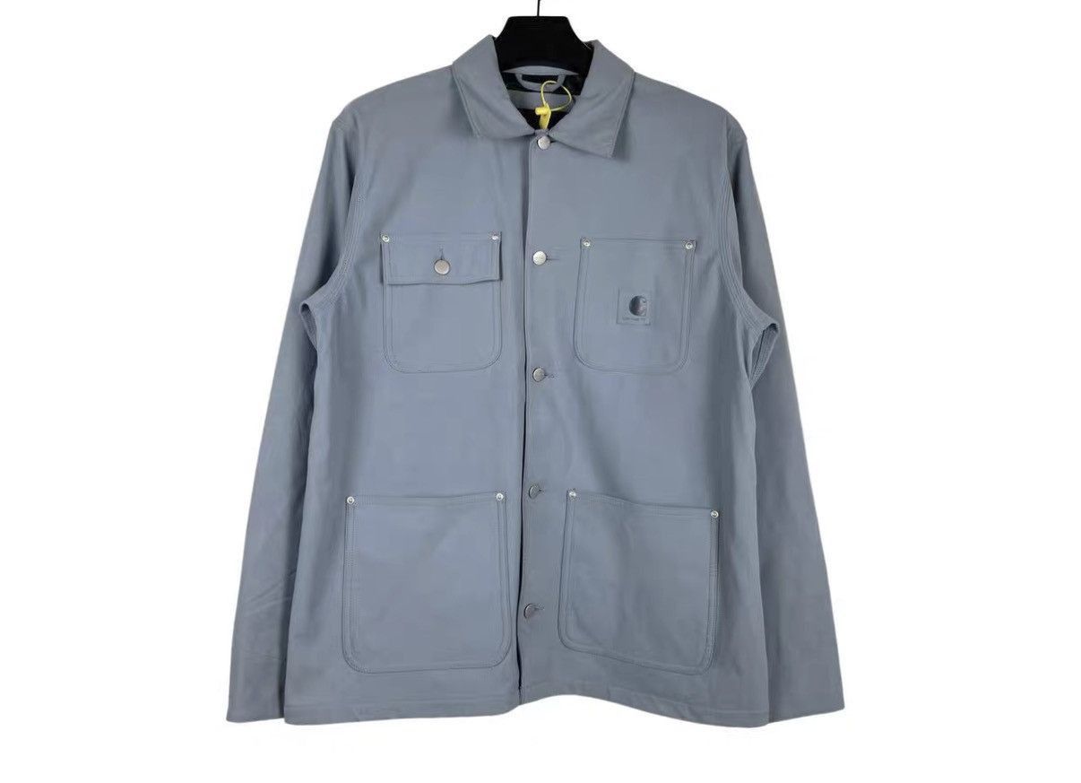 Carhartt Blue Button-Front Utility Jacket Size US M / EU 48-50 / 2 - 1 Thumbnail