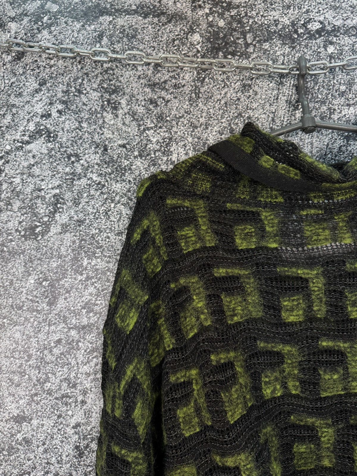 Other Niederberger Wool Sweater Geometric Pattern Cowl Neck Size M Size ONE SIZE - 13 Thumbnail