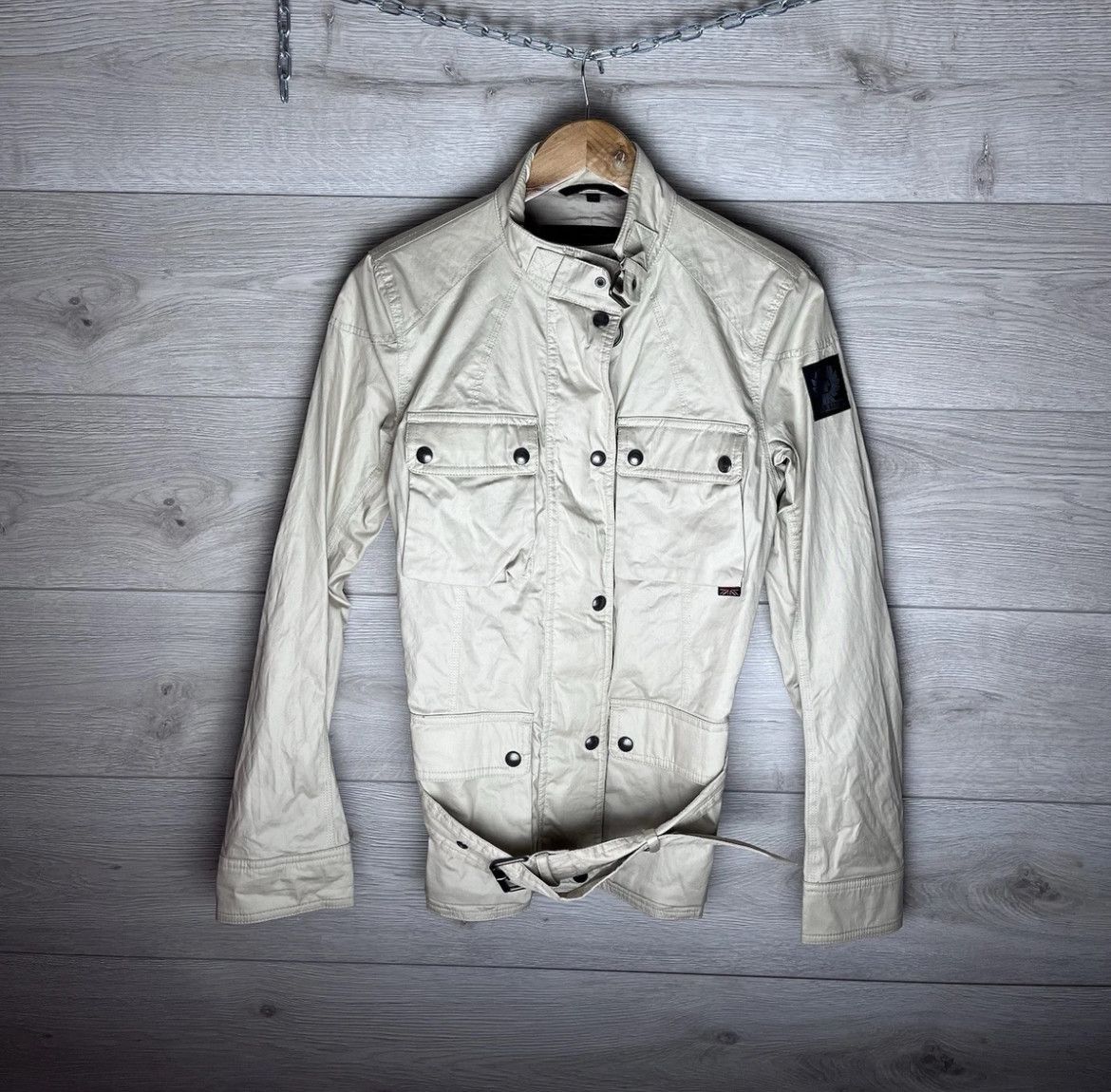 Belstaff BELSTAFF Belted Jacket Gray Nylon Women's Multipocket Size M / US 6-8 / IT 42-44 - 1 Thumbnail