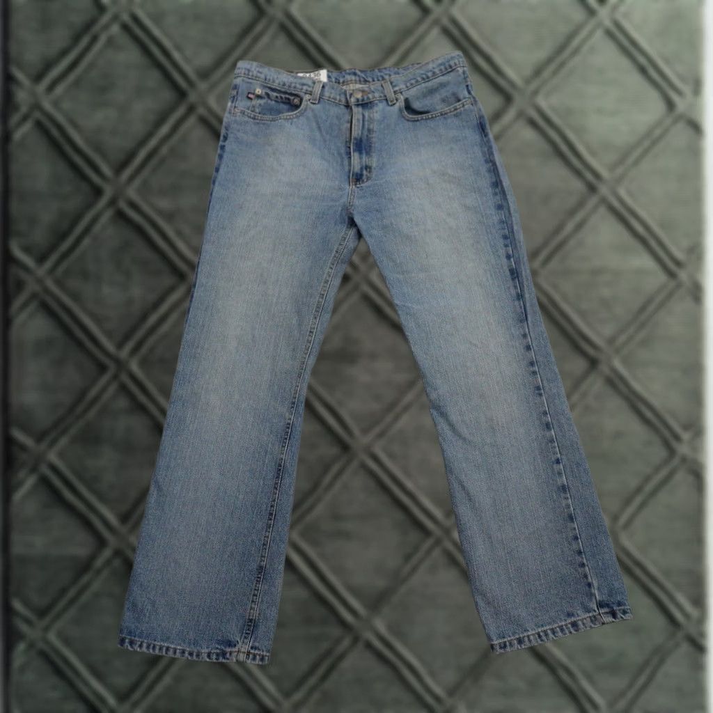 Ralph Lauren VINTAGE Ralph Lauren Jeans Womens 14 Bootcut Denim Light Blue 14 (14x28) Measurements in Pictures Womens Size 36" / US 14 / IT 50 - 1 Thumbnail