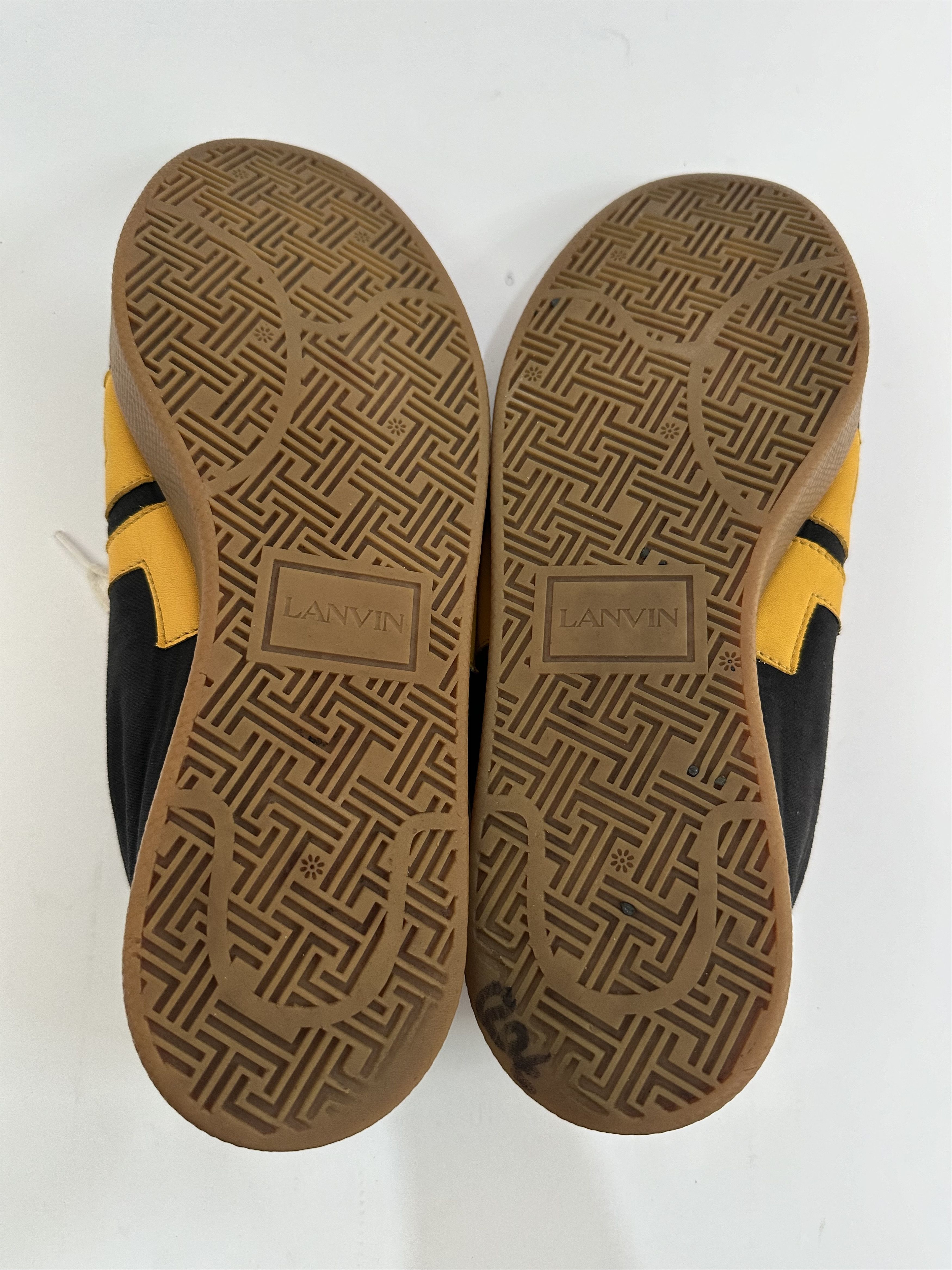 Lanvin LANVIN Yellow/Black Glen sneakers Size 43EU Size US 10 / EU 43 - 6 Thumbnail