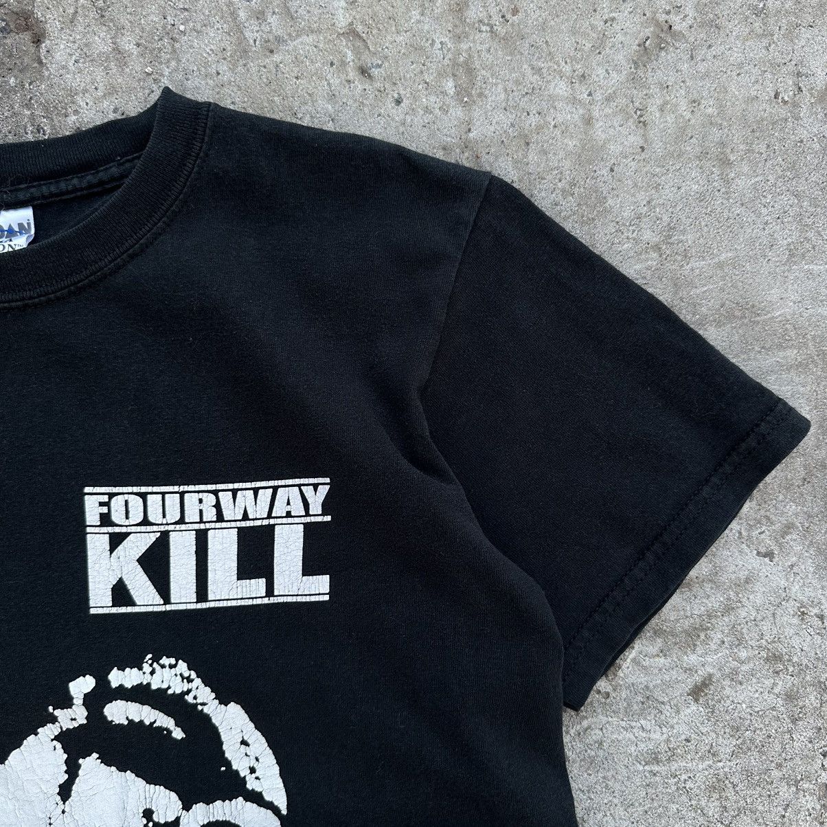 Band Tees × Vintage Vintage Fourway Kill T-shirts Band Tee Rock Big Logo Y2K 00s Size US S / EU 44-46 / 1 - 6 Thumbnail
