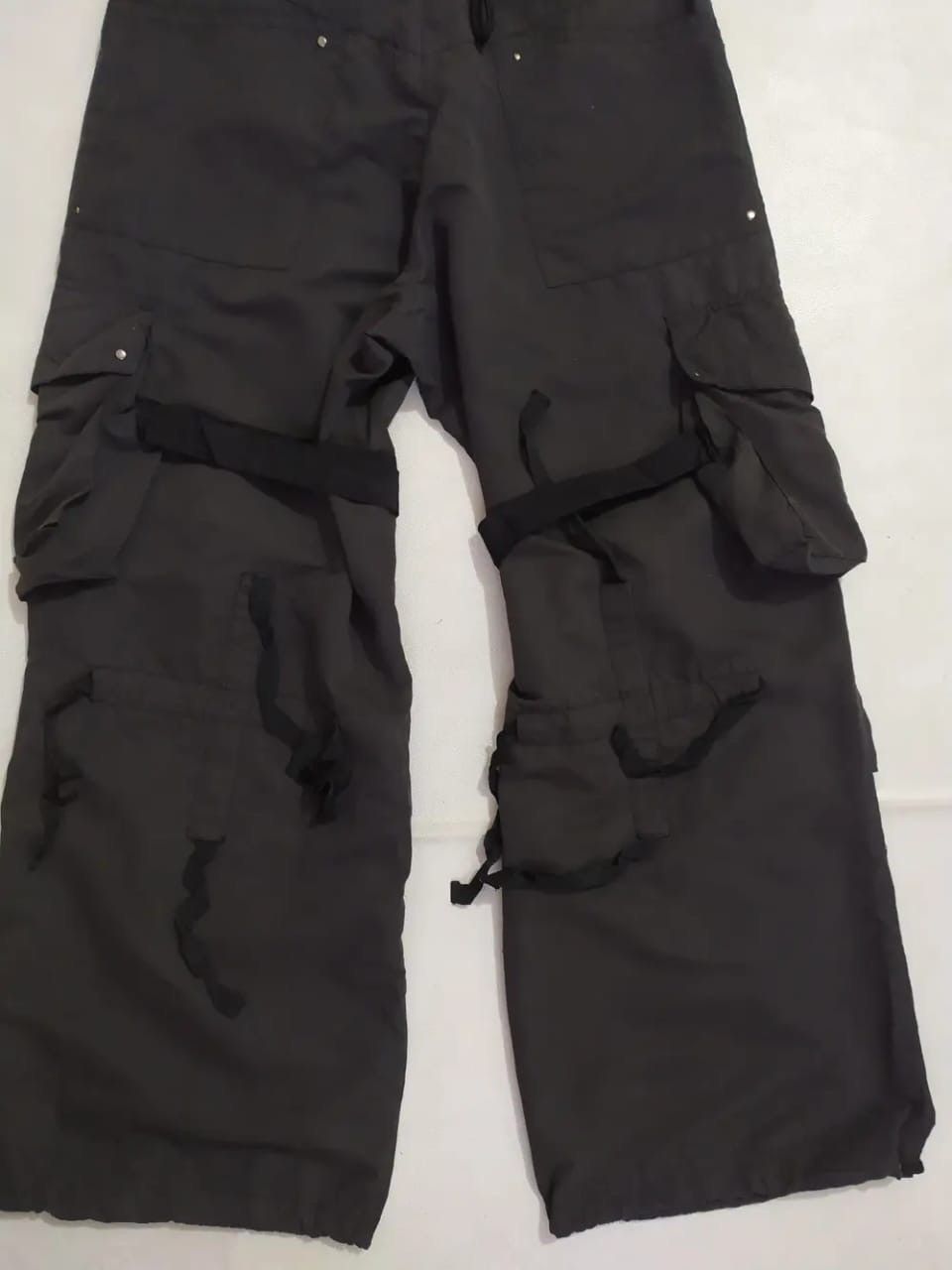 Japanese Brand ANNILUCE Bondage Cargo Multi pocket Tactical Pants Size US 29 - 3 Thumbnail