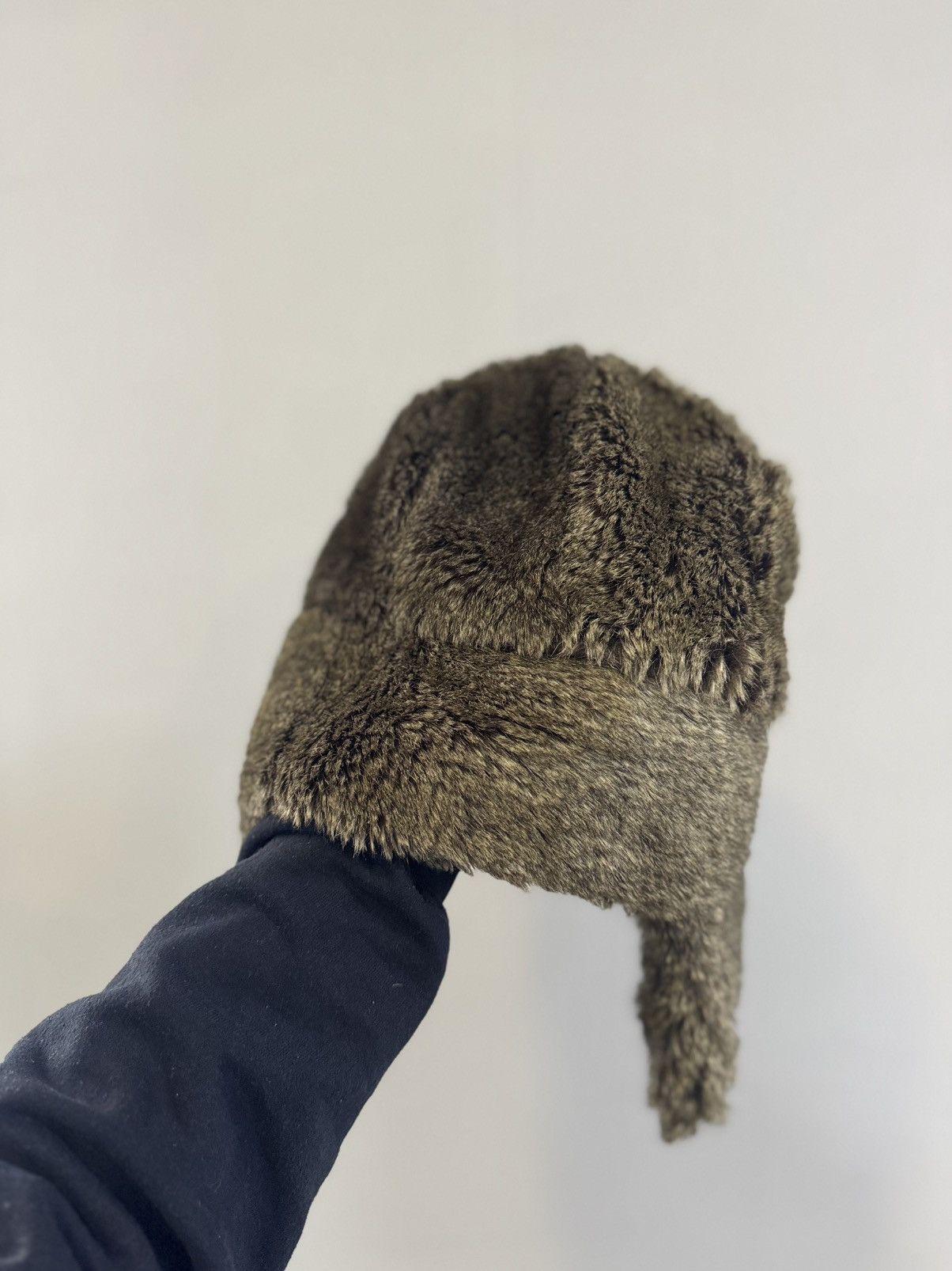 If Six Was Nine Vintage Y2K Ushanka Mohair Furfuzzy Alt Opium Hat Size ONE SIZE - 3 Thumbnail