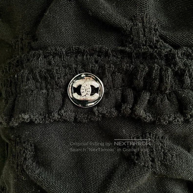 Chanel Chanel Black knitted cardigan coat Size XXS / US 00 / IT 34 - 5 Thumbnail
