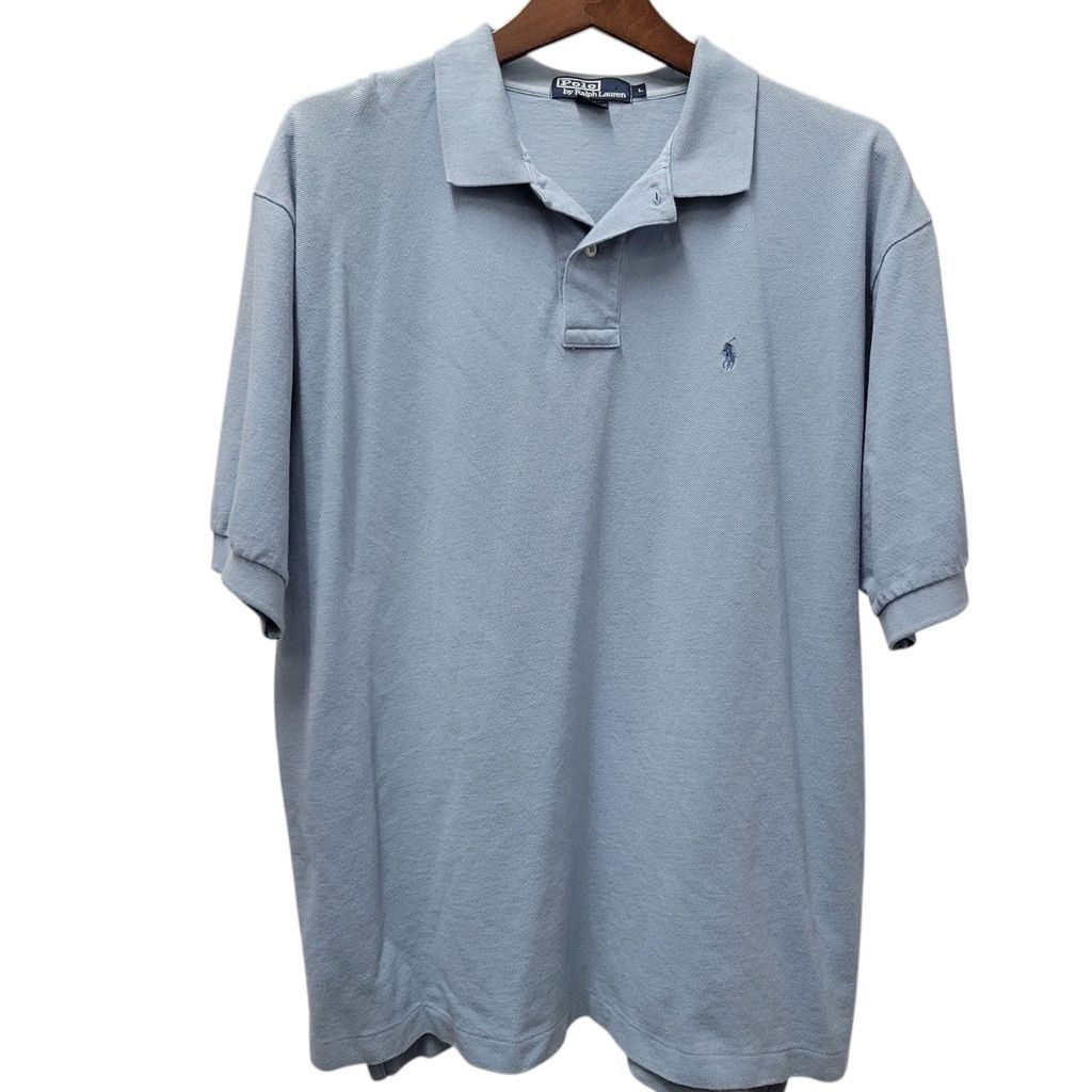Ralph Lauren Polo Ralph Lauren Men 100% Cotton Blue Polo Shirt Size Size US L / EU 52-54 / 3 - 1 Thumbnail