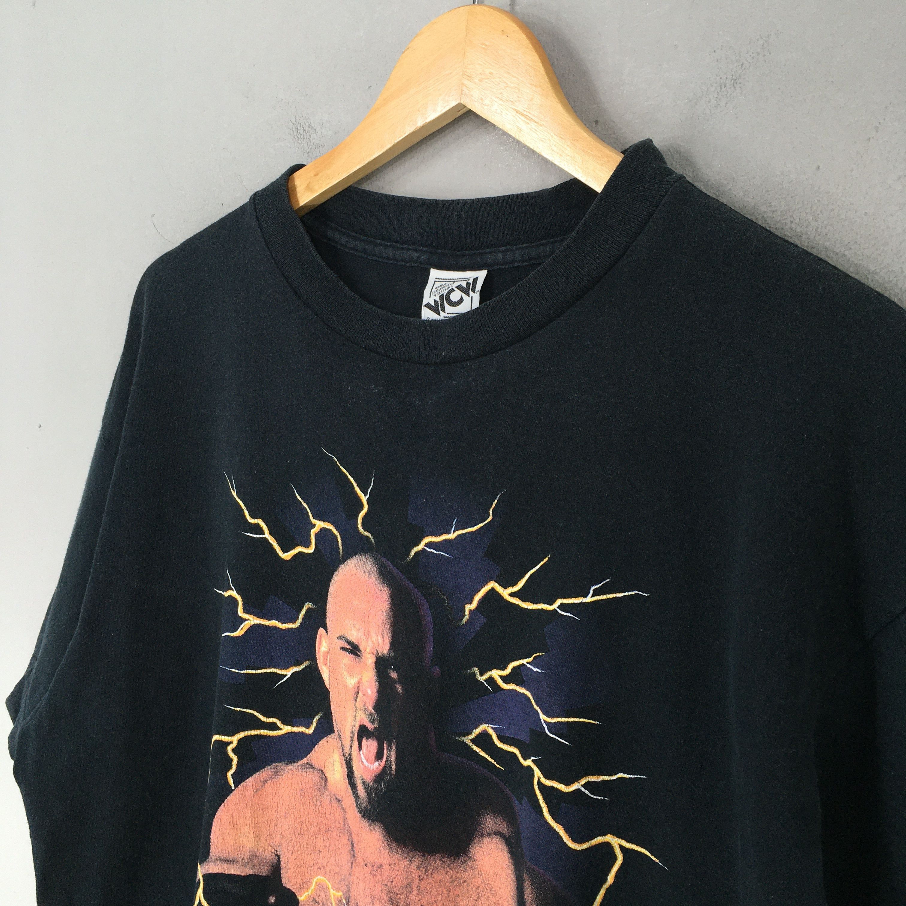Vintage × WWE × WWF Vintage WCW Goldberg Wrestling Black T Shirt XLarge Size US XL / EU 56 / 4 - 5 Thumbnail