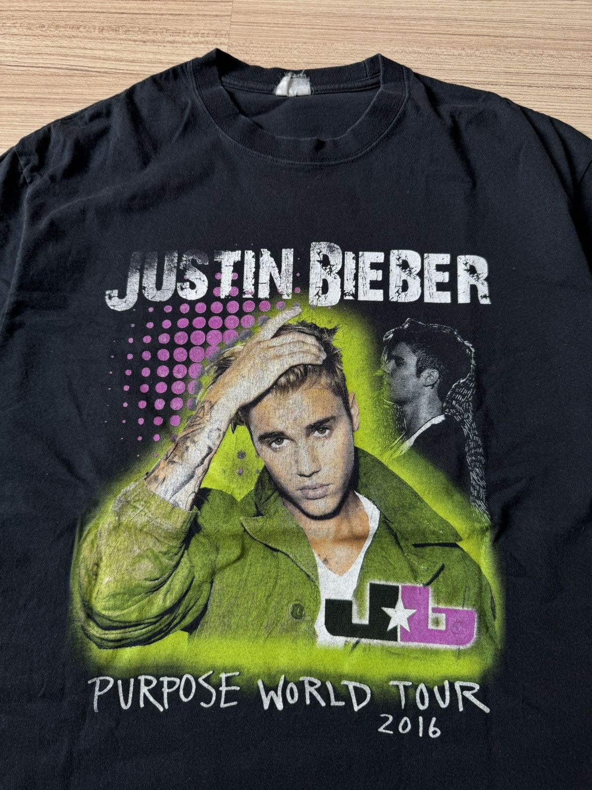 Band Tees × Rap Tees × Vintage Vintage Justin bieber tour t shirt Size US L / EU 52-54 / 3 - 4 Thumbnail