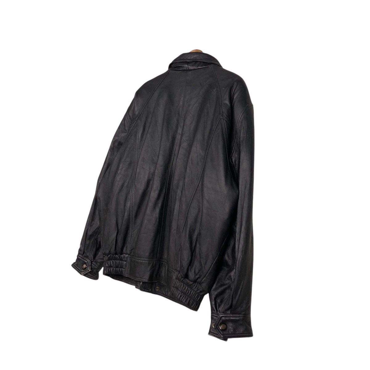 Japanese Brand × Vintage 📌Vintage Biker Leather Jacket MT Legend Choei Issey Miyake Size US L / EU 52-54 / 3 - 11 Thumbnail