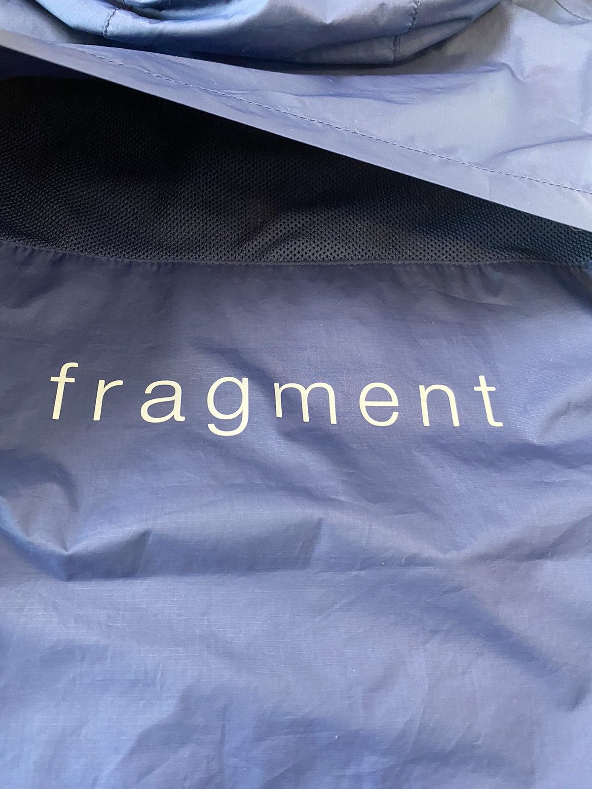 Nike DESCRIPTION Nike x Fragment windbreaker, size XL, blue used Size US XL / EU 56 / 4 - 17 Thumbnail