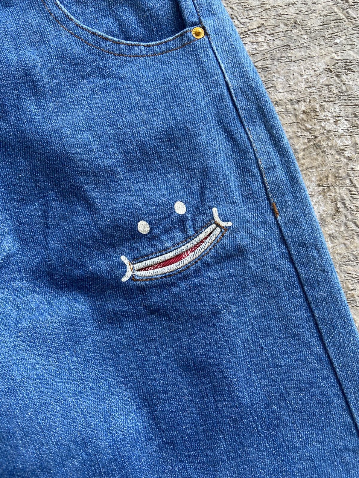 Japanese Brand 2000s Up Smile RHP - Japan Denim Cell Pocket Pants Size 31" - 4 Thumbnail