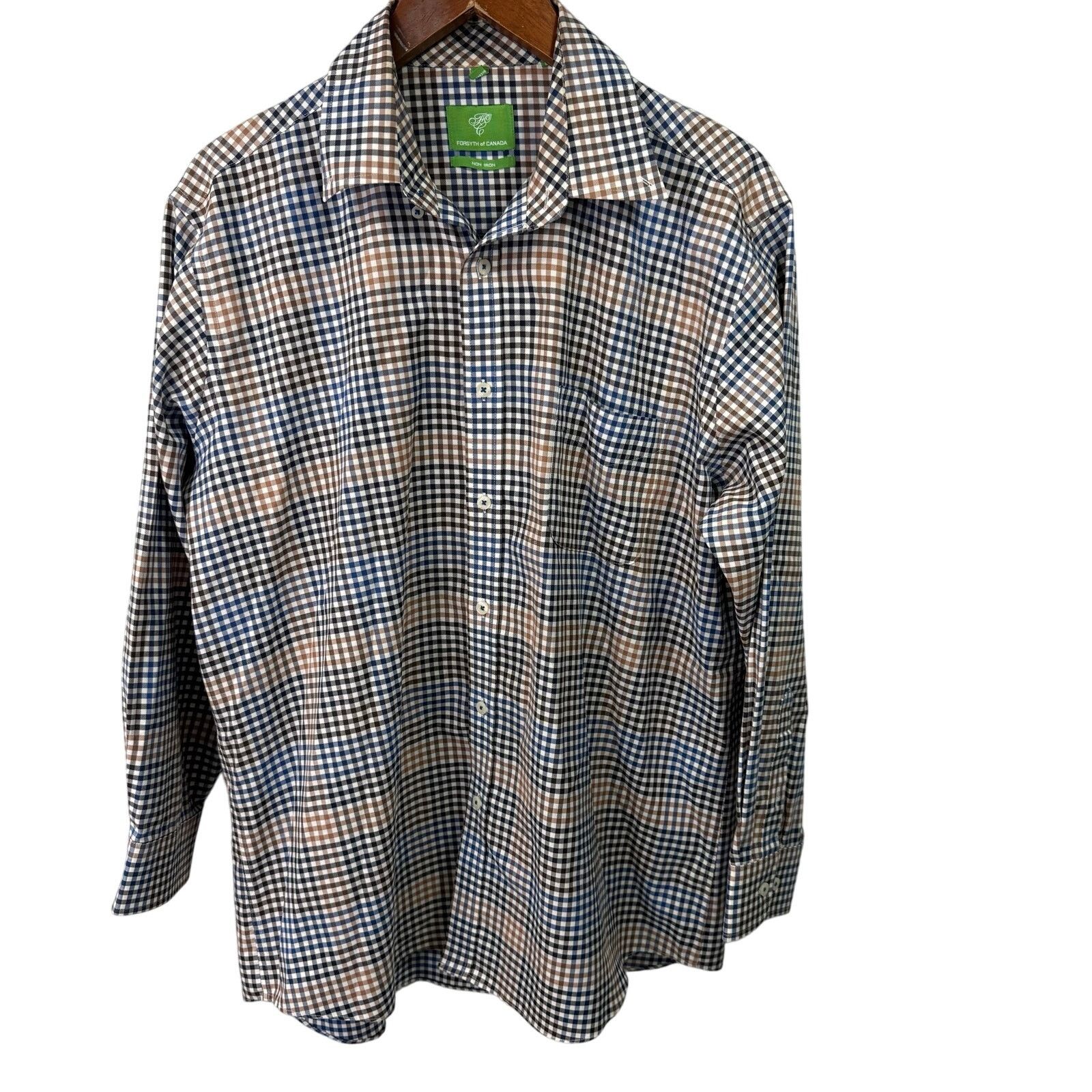 Other Forsyth of Canada Men’s Shirt sz L Casual Button Down # G640 Size US L / EU 52-54 / 3 - 1 Thumbnail