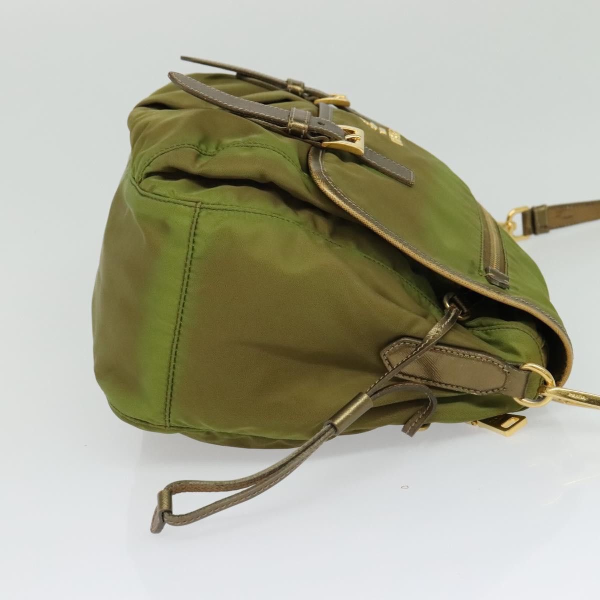 Prada PRADA Shoulder Bag Nylon Green Gold Size ONE SIZE - 5 Thumbnail