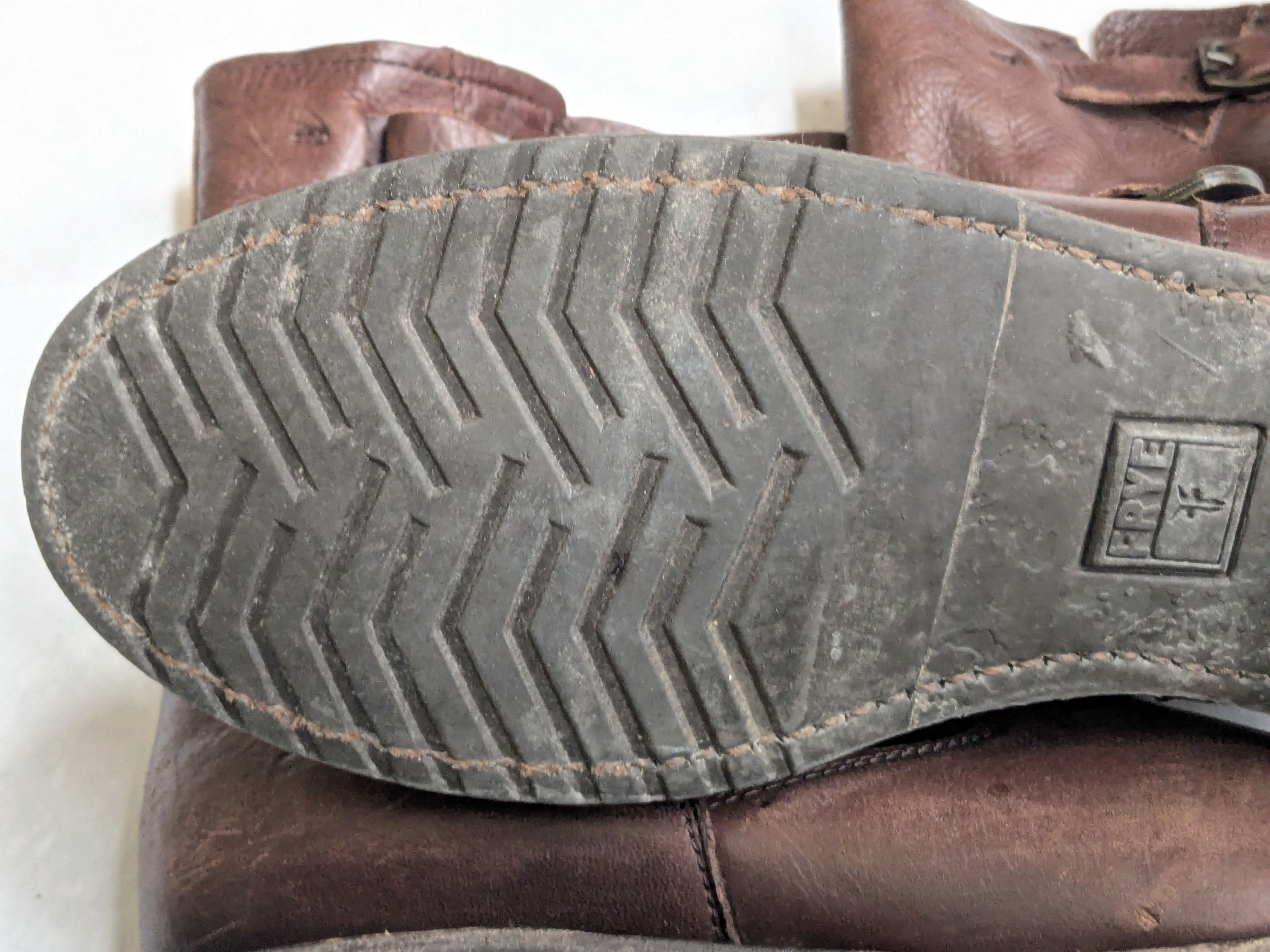 Frye Frye Engineer Boots 8.5 M Brown Leather Buckle Size US 8.5 / EU 41-42 - 17 Thumbnail