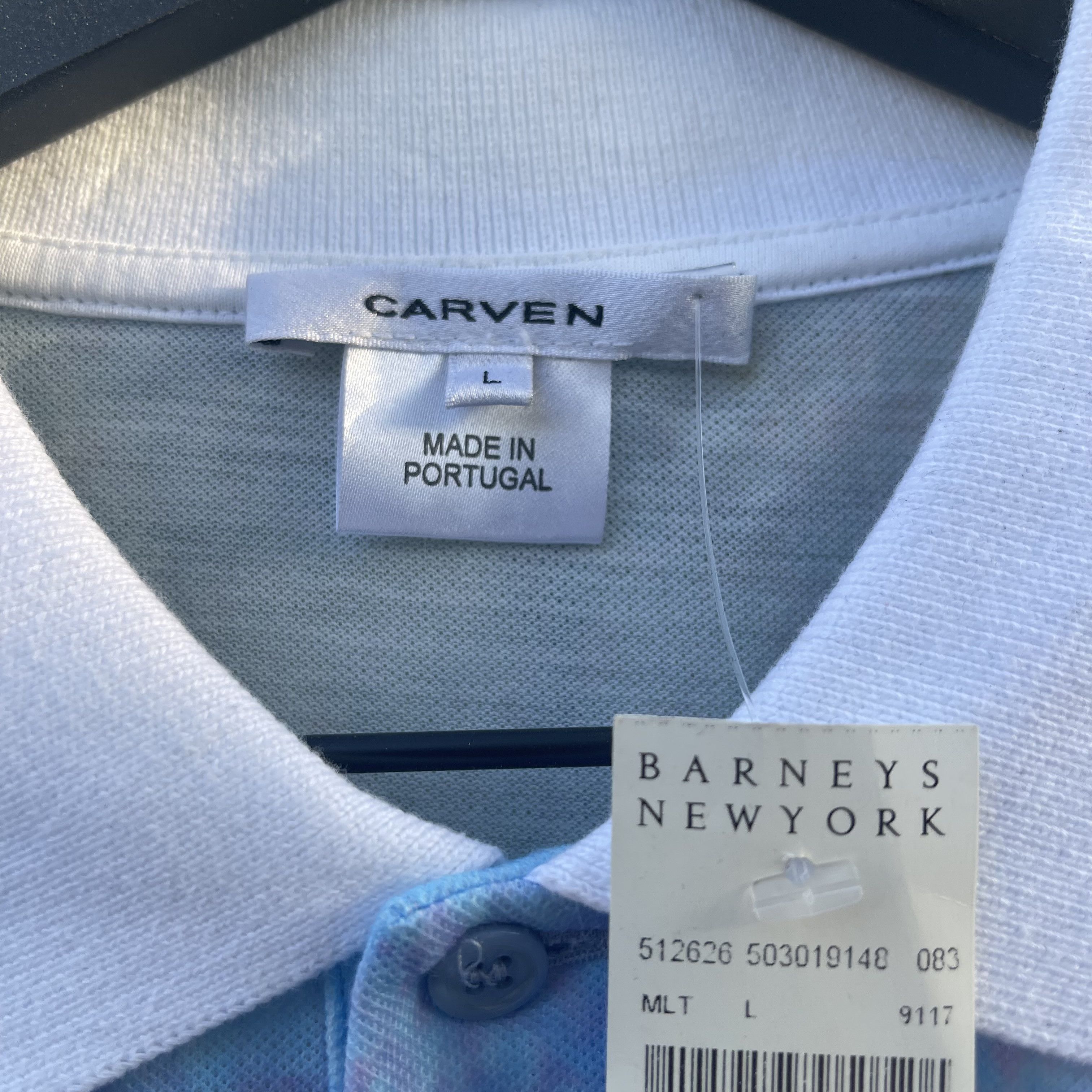 Carven Carven Made in Portugal Multicolor Mountain Polo Size US L / EU 52-54 / 3 - 3 Thumbnail