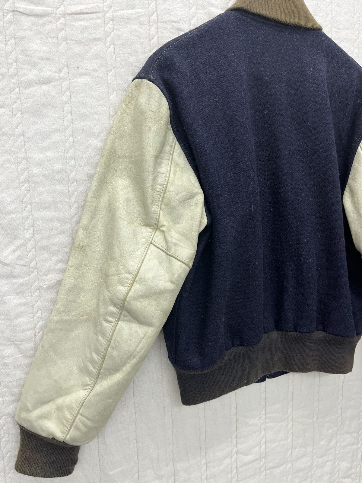 Golden Bear VTG GOLDEN BEAR VARSITY JACKET LEATHER SLEEVE Size US S / EU 44-46 / 1 - 6 Thumbnail