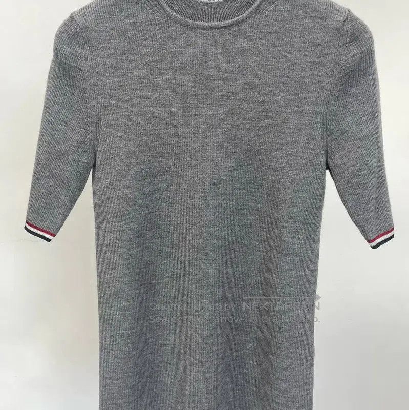 Thom Browne Thom Browne Gray Wool Sweater for Women . Size S / US 4 / IT 40 - 3 Thumbnail