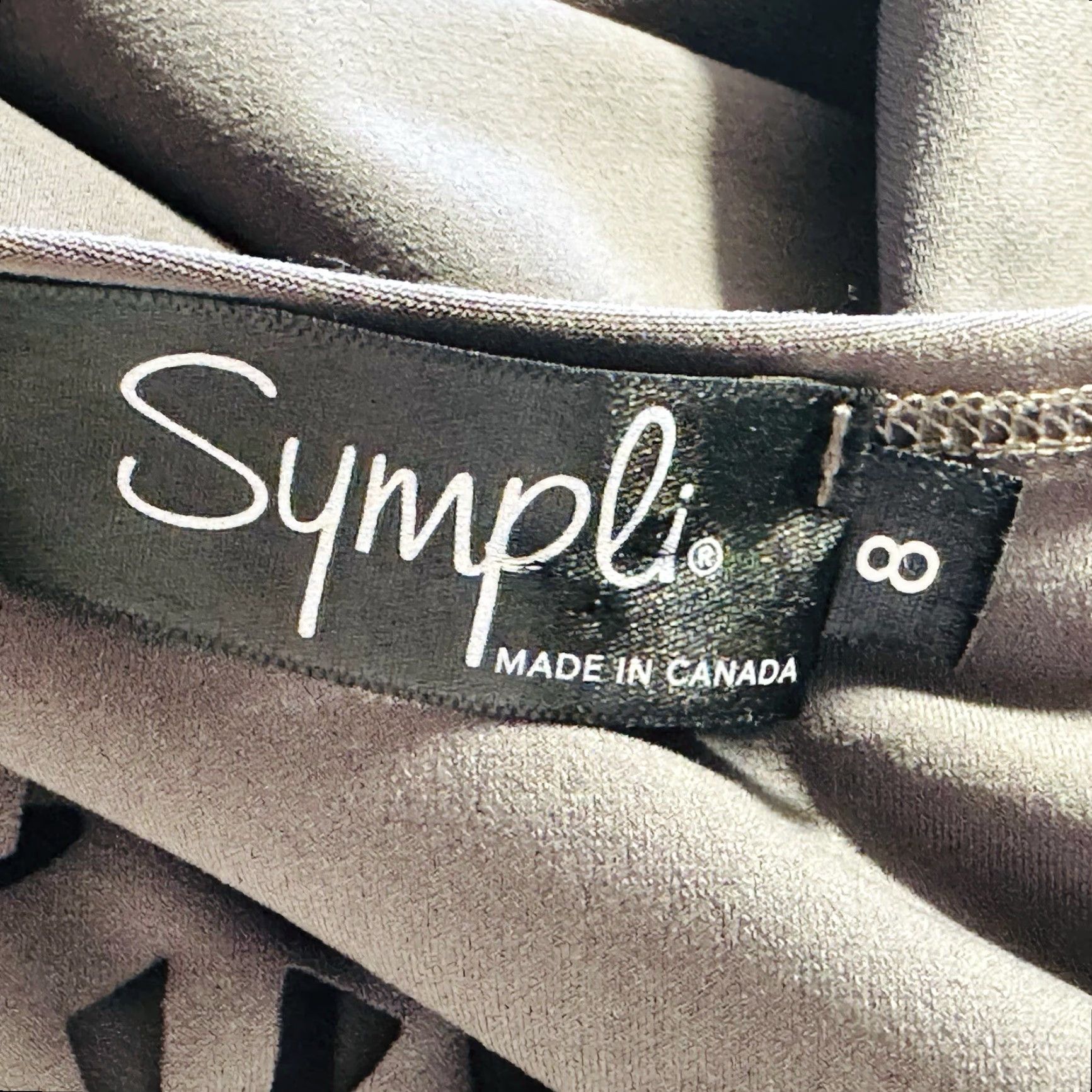 Vintage VINTAGE Sympli Women's Top Blouse - 3/4 Dolman Sleeve Oversized Stretch Round Neck Gray Dark 8 Size M / US 6-8 / IT 42-44 - 5 Thumbnail