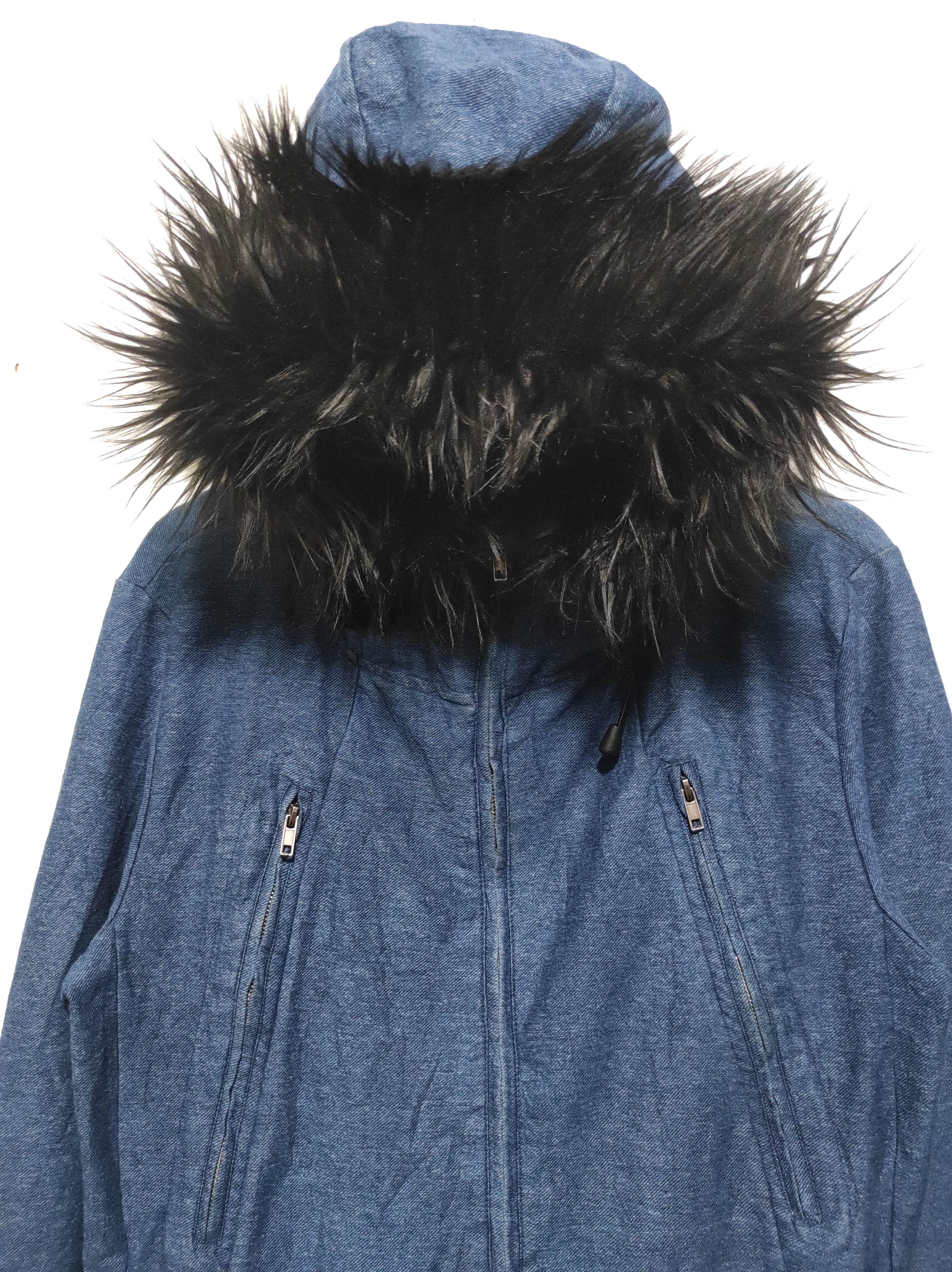 If Six Was Nine Confirm Denim Double Zip Fur Hoodie LGB IfSixWasNine style Size US M / EU 48-50 / 2 - 6 Thumbnail