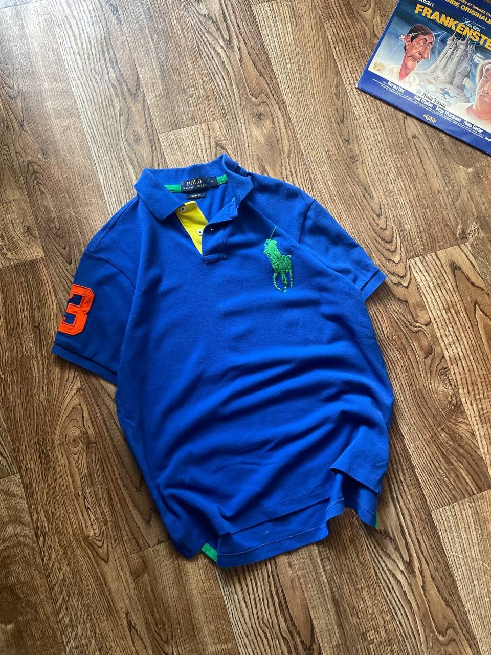 Polo Ralph Lauren Polo Ralph Lauren Big Pony Polo Shirt M Navy Blue Green Size US M / EU 48-50 / 2 - 2 Thumbnail