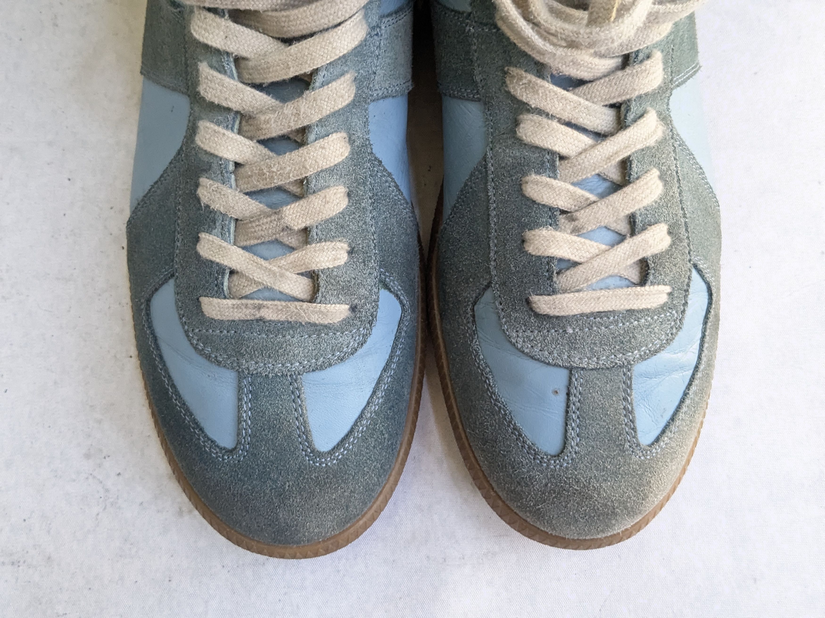 Maison Margiela Maison Margiela Replica GAT Blue 11 44 High Tops Gum Size US 11 / EU 44 - 2 Thumbnail