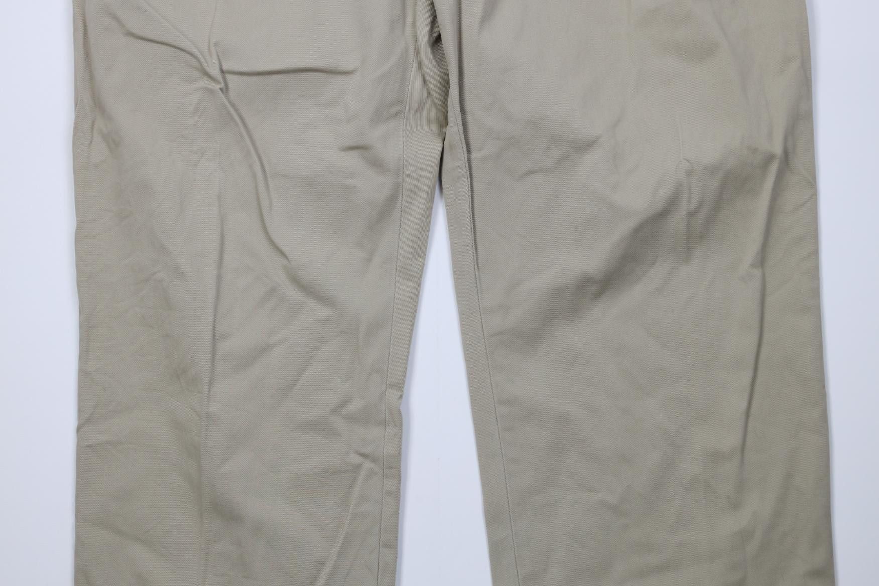 Polo Ralph Lauren Vintage 90s Ralph Lauren Ethan Wide Leg Chino Pants Beige Size US 38 / EU 54 - 3 Thumbnail