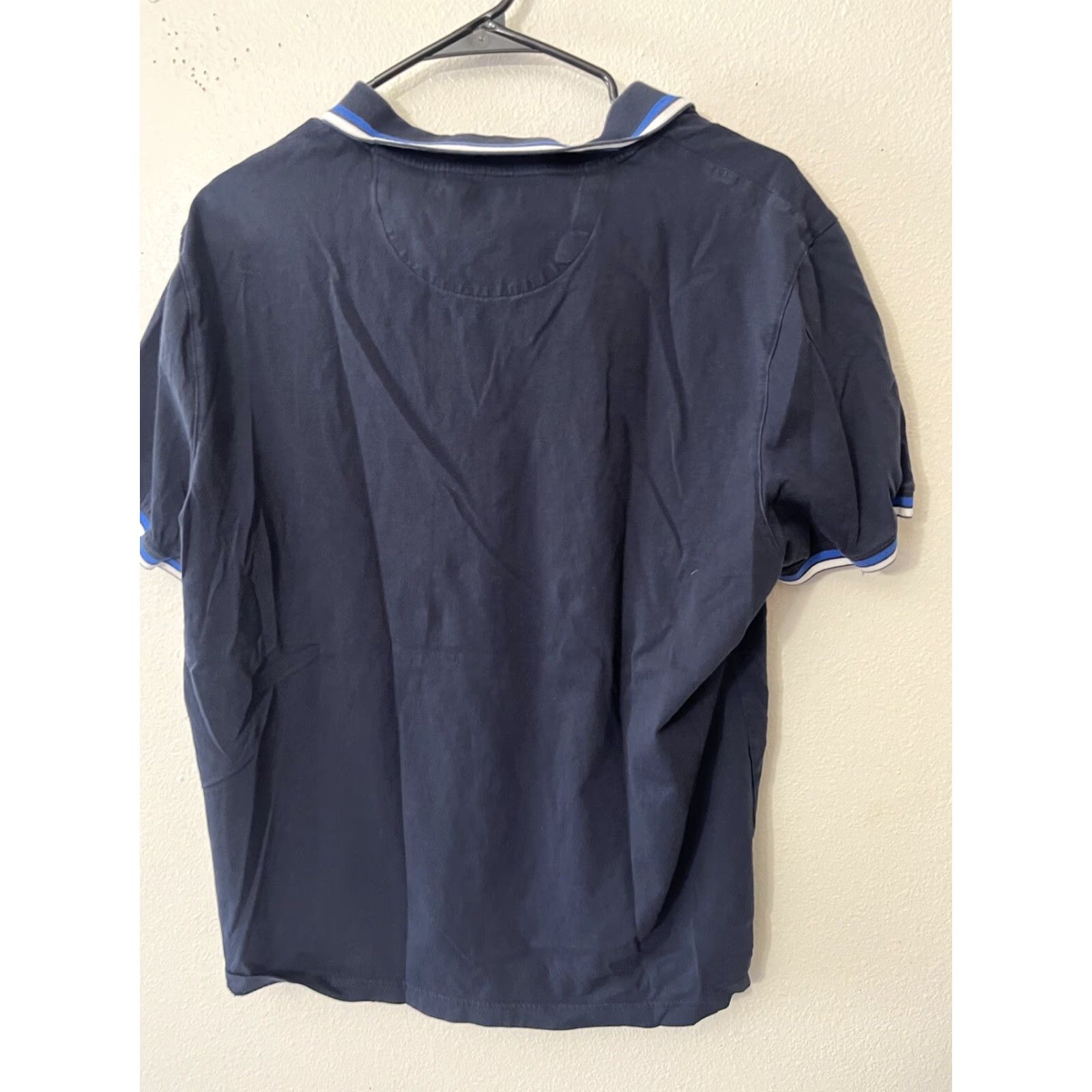 Michael Kors VINTAGE MICHAEL KORS Polo Shirt Navy Blue Heathered Cotton Short Sleeve Adult Large Mens Size US L / EU 52-54 / 3 - 2 Thumbnail