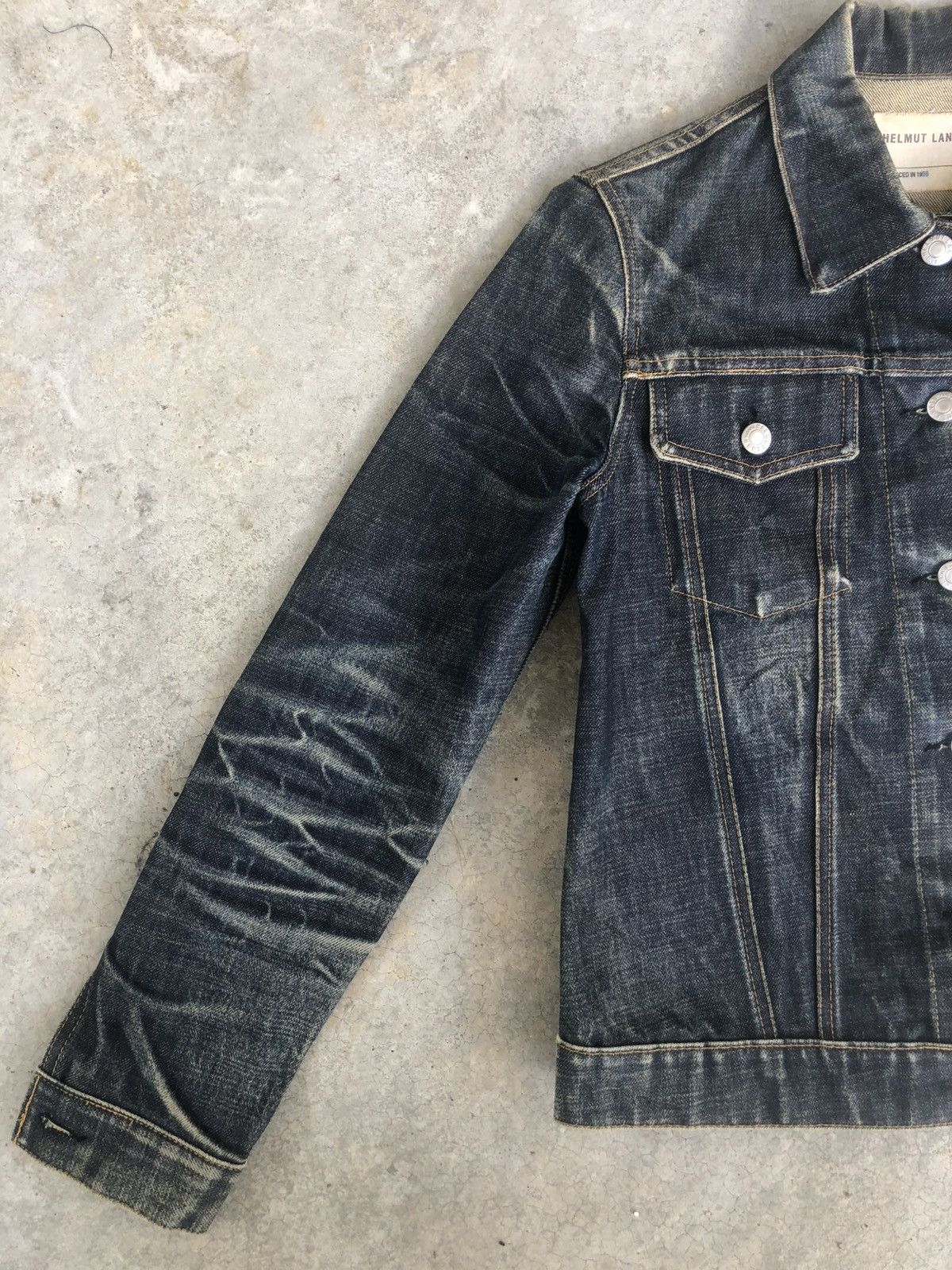 Lil Yachty Helmut Lang Denim Jacket Distressed Size US XS / EU 42 / 0 - 3 Thumbnail