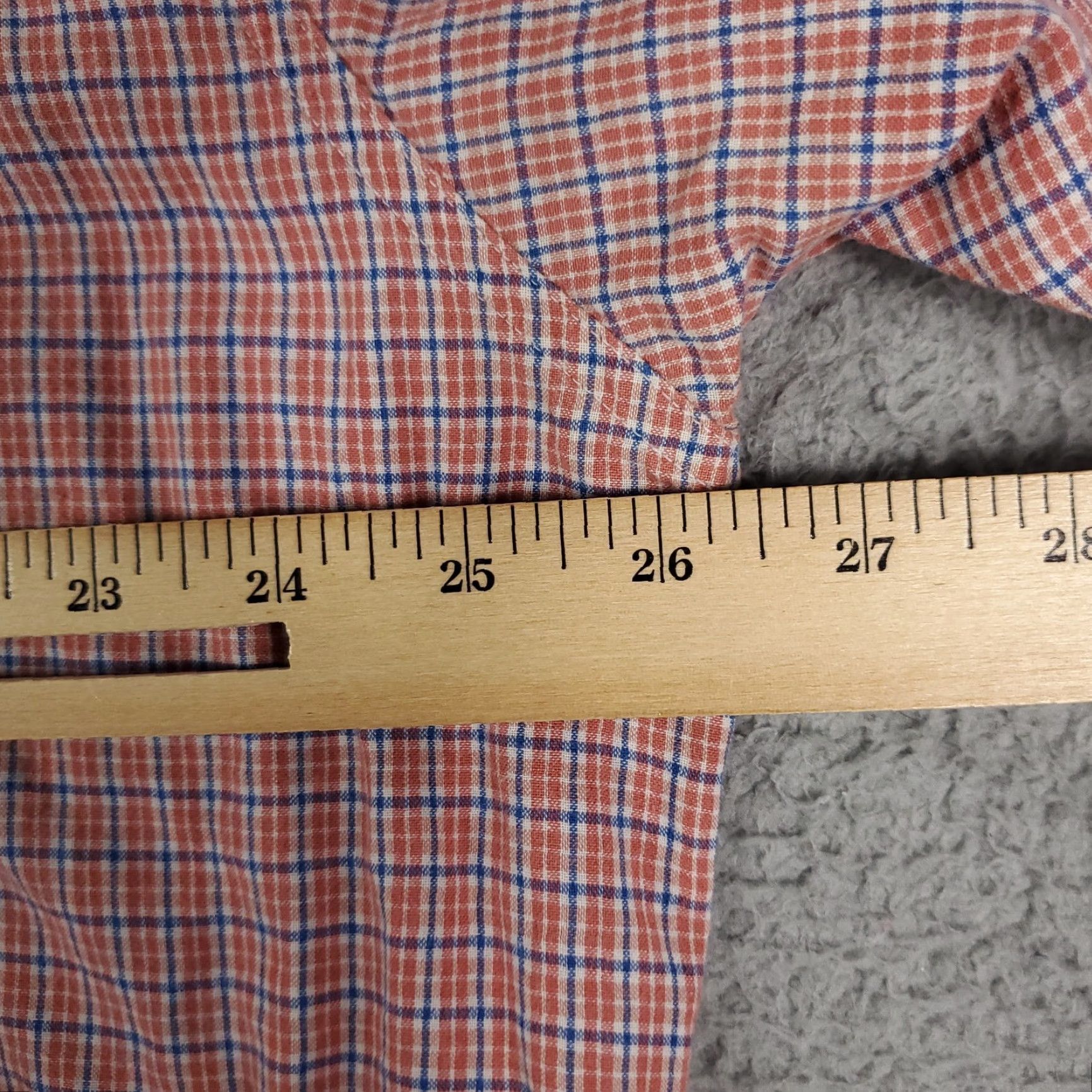 Ralph Lauren Ralph Lauren Shirt Mens XL Orange Plaid Button-Up Cotton Classic Preppy Size US XL / EU 56 / 4 - 6 Thumbnail