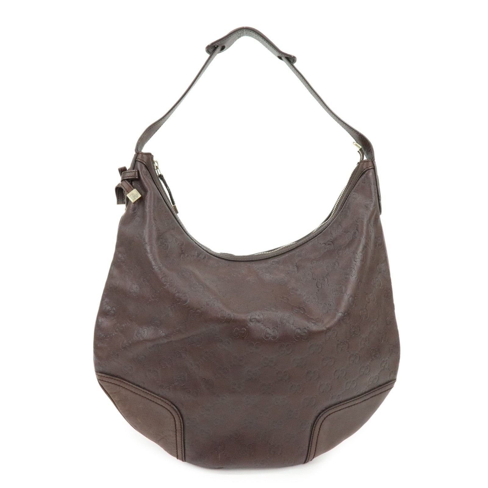Gucci Gucci Guccissima Princy Leather Shoulder Bag Brown Size ONE SIZE - 1 Thumbnail
