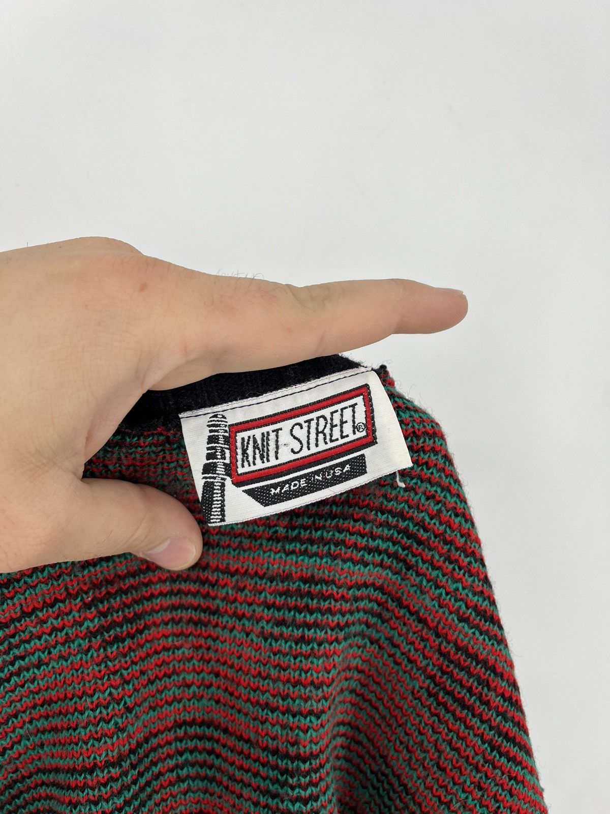 Other Knit Street Vintage Womens Sweater Art Made in USA Size M / US 6-8 / IT 42-44 - 5 Thumbnail