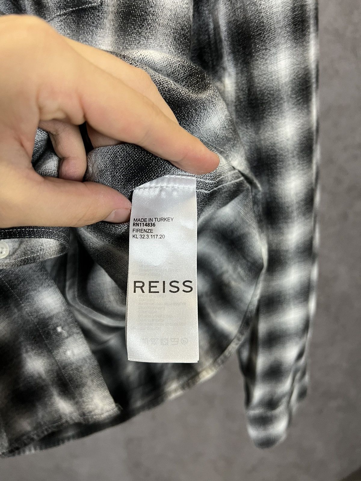 Reiss Reiss designer flannel shirt Size US L / EU 52-54 / 3 - 5 Thumbnail