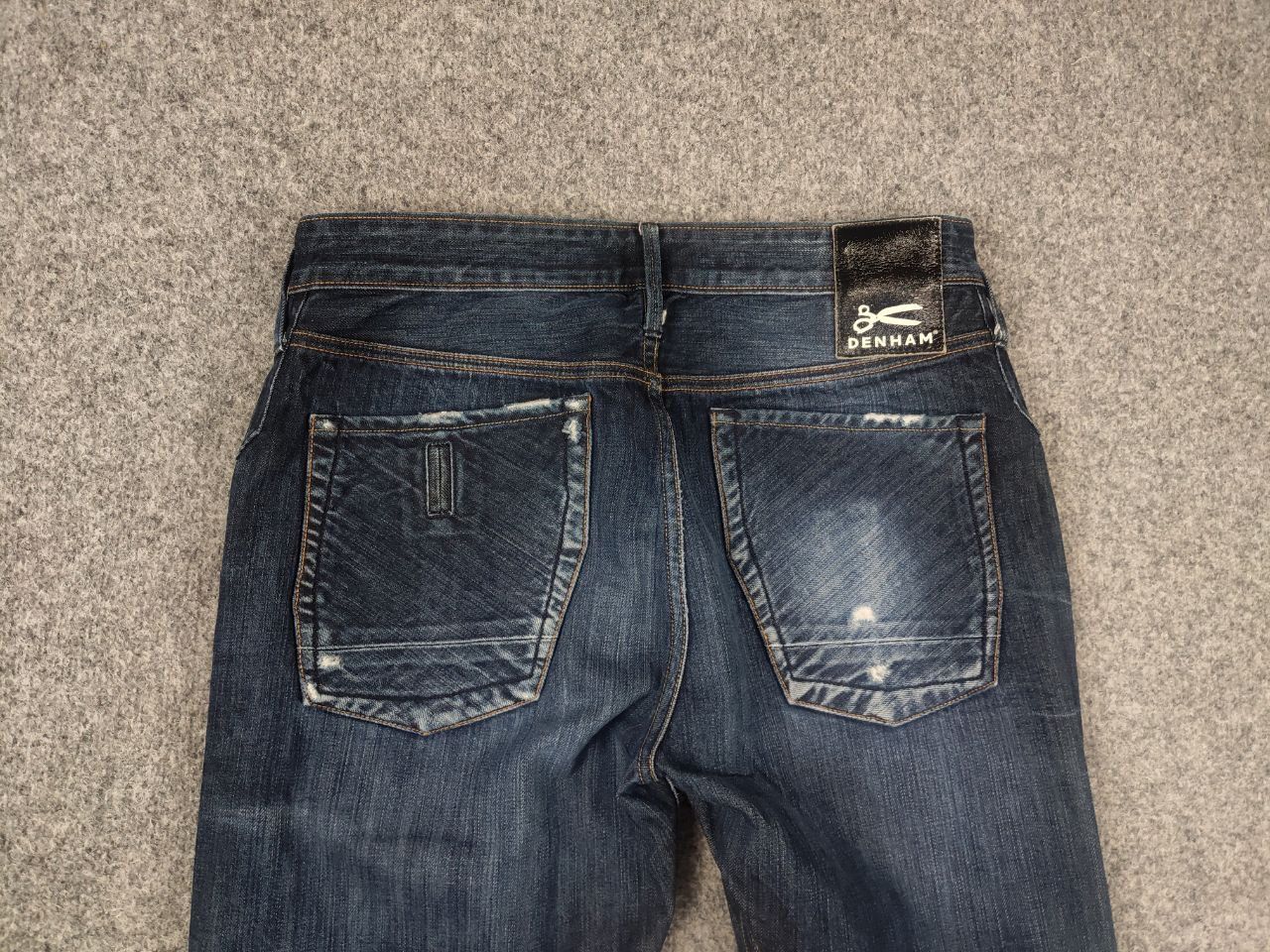 DENHAM Denham the jeanmaker cutter Vintage Japan Denim Faded Jeans Size US 32 / EU 48 - 9 Thumbnail