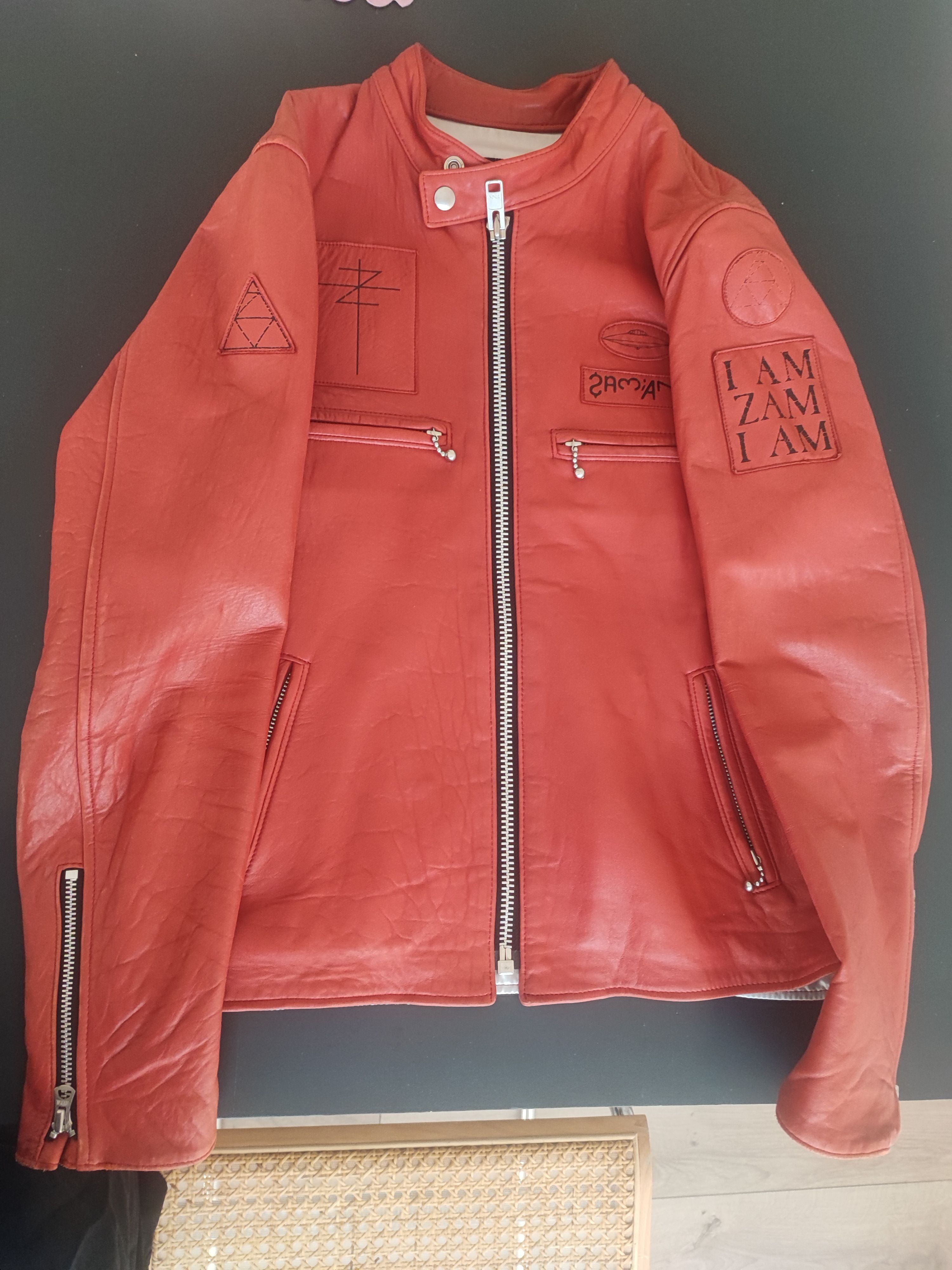Undercover SS2006 Zamiang Patched Leather Jacket Size US M / EU 48-50 / 2 - 3 Thumbnail
