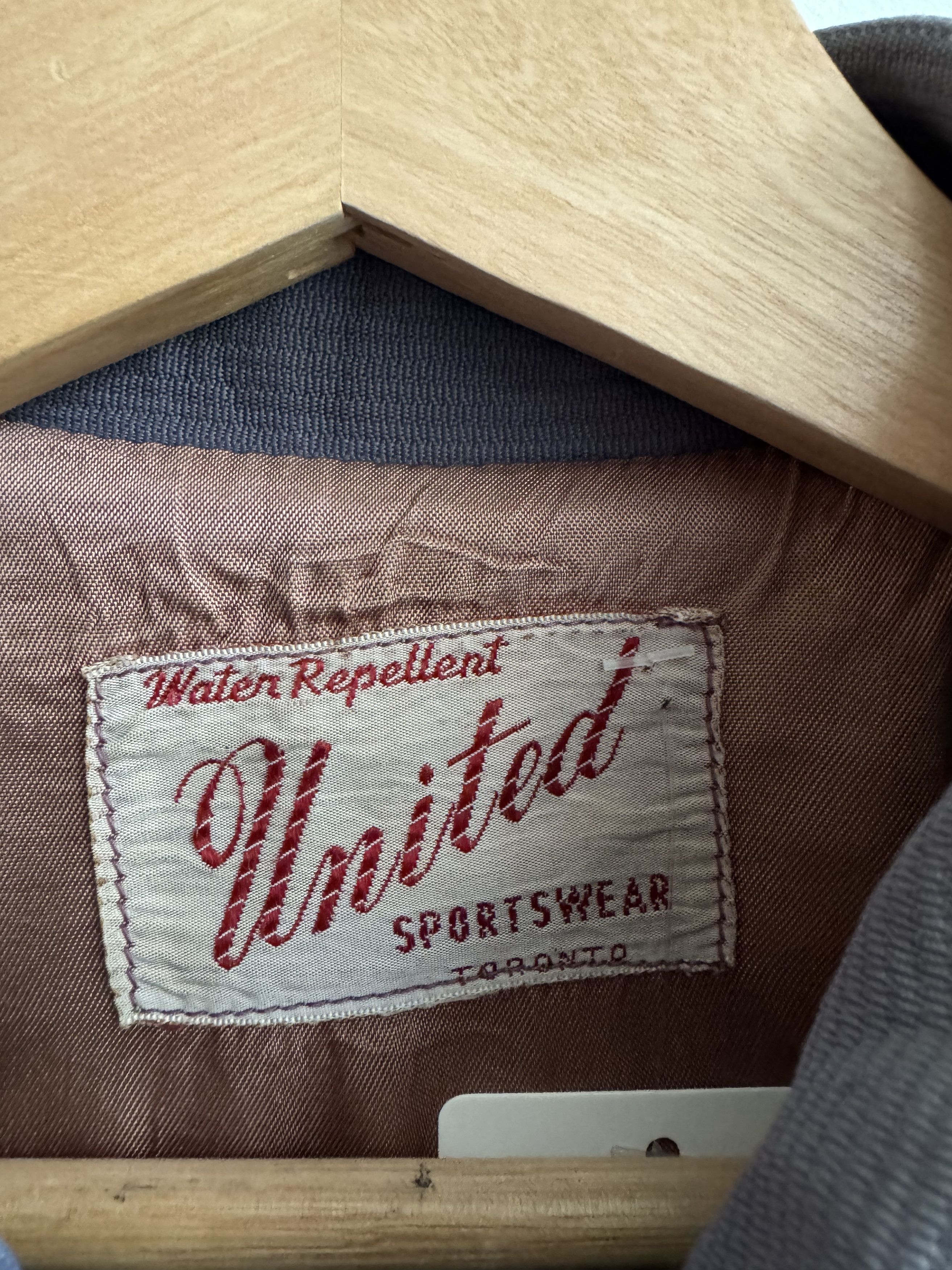 Vintage 1950/60s United Sportswear Jacket Fits S/XS Size US XS / EU 42 / 0 - 3 Thumbnail