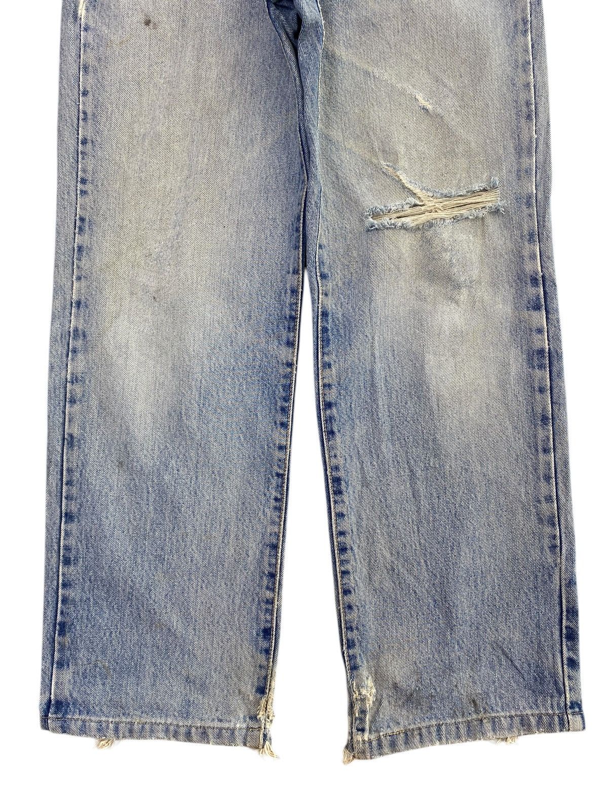 Edwin Vintage Edwin Acid Light Wash Style Ripped Jeans Size US 28 / EU 44 - 9 Thumbnail